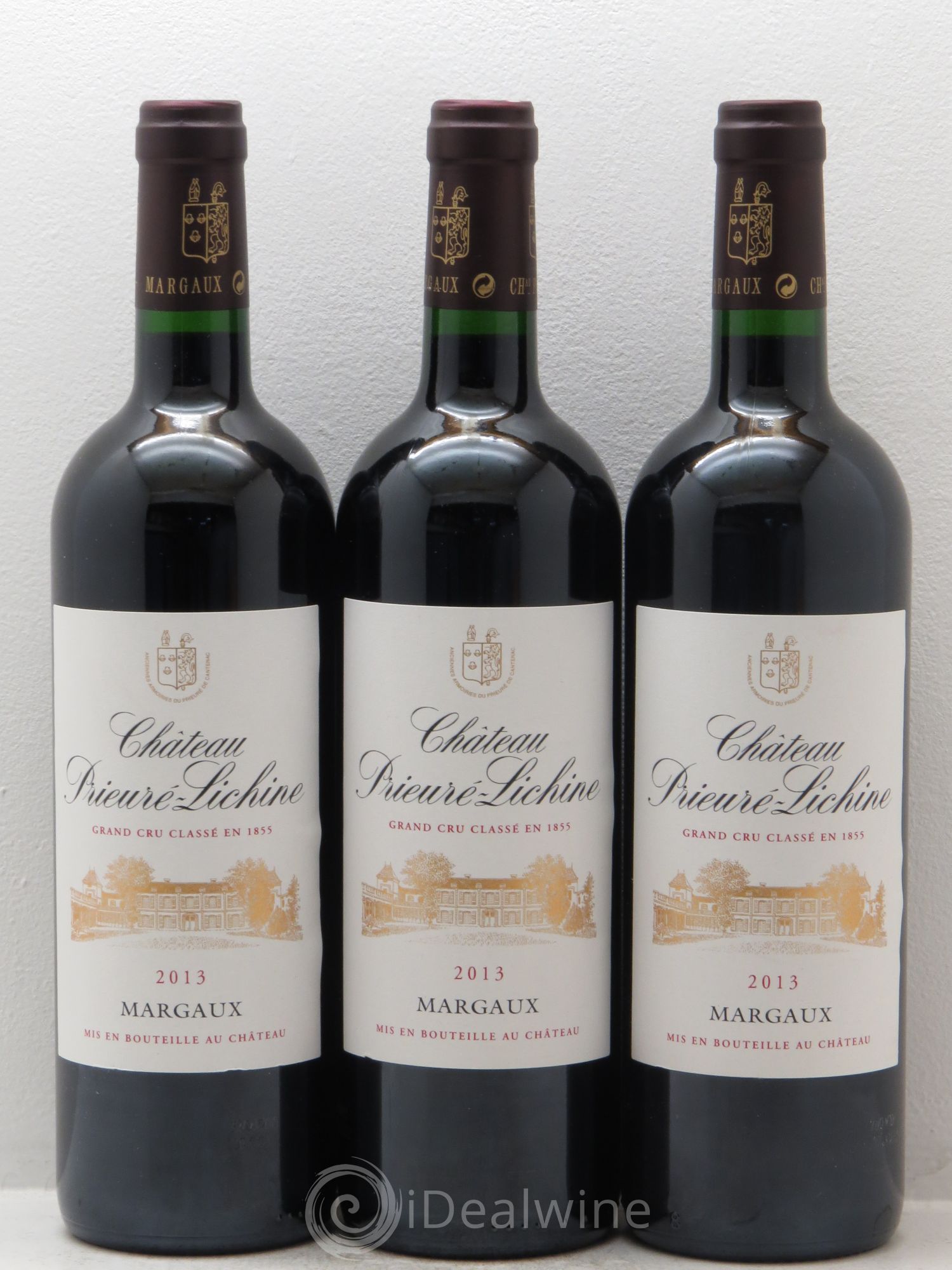 Château Prieuré Lichine 4ème Grand Cru Classé 2013 - Lot de 3 bouteilles - 0