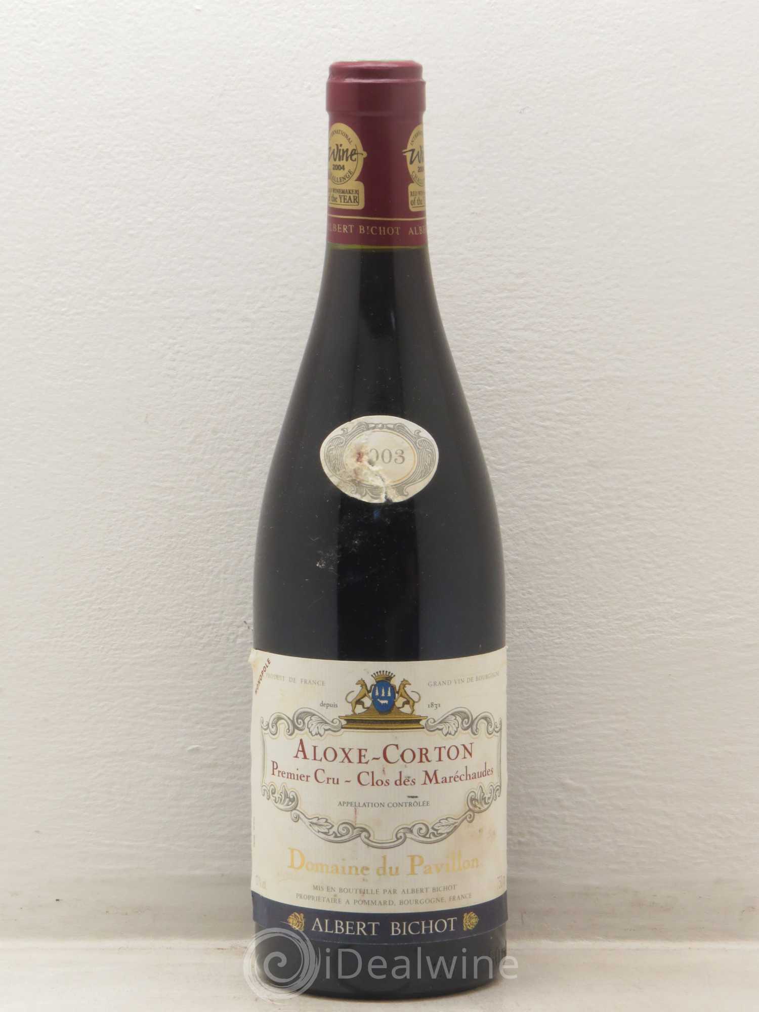 Aloxe-Corton 1er Cru Domaine Du Pavillon Clos Des Marechaudes 2003 - Posten von 1 Flasche - 0