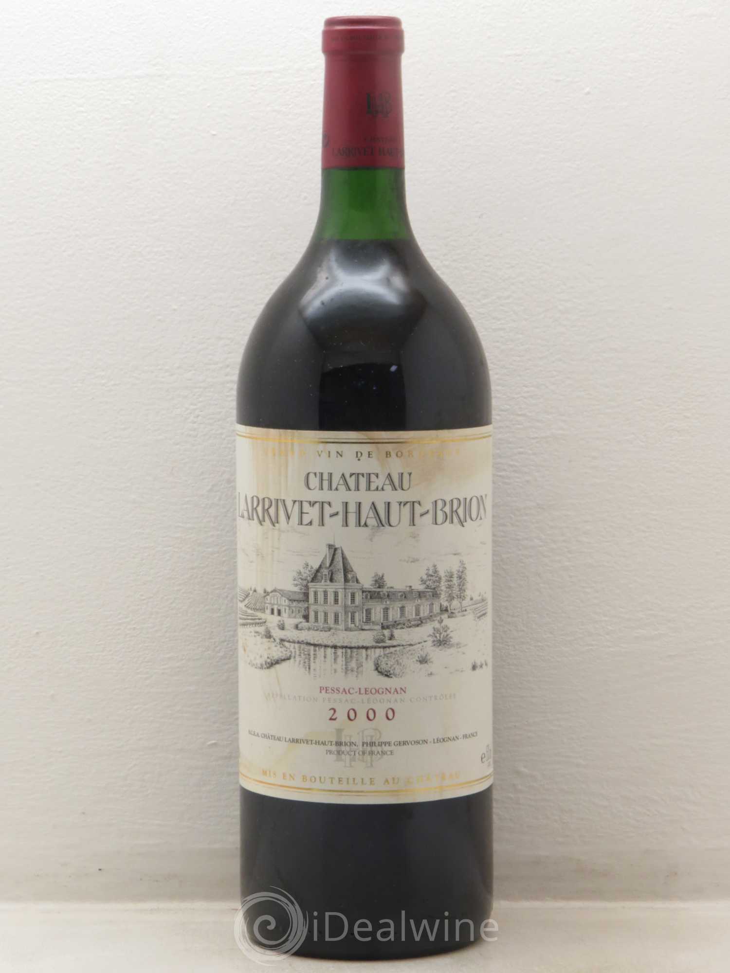 Château Larrivet Haut-Brion 2000 - Lot de 1 magnum - 0