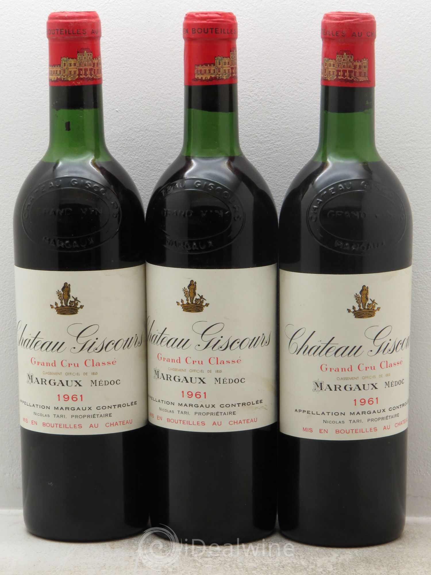 Château Giscours 3ème Grand Cru Classé  (sans prix de réserve) 1961 - Lot de 6 bouteilles - 2