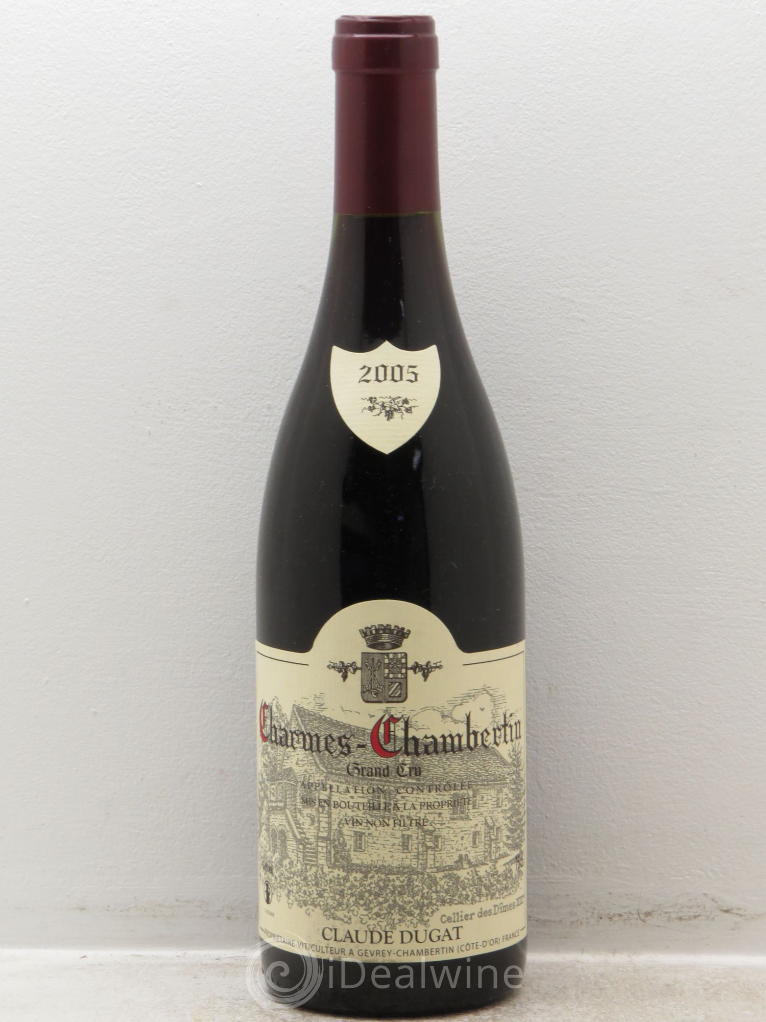 Charmes-Chambertin Grand Cru Claude Dugat 2005 - Lot de 1 bouteille - 0