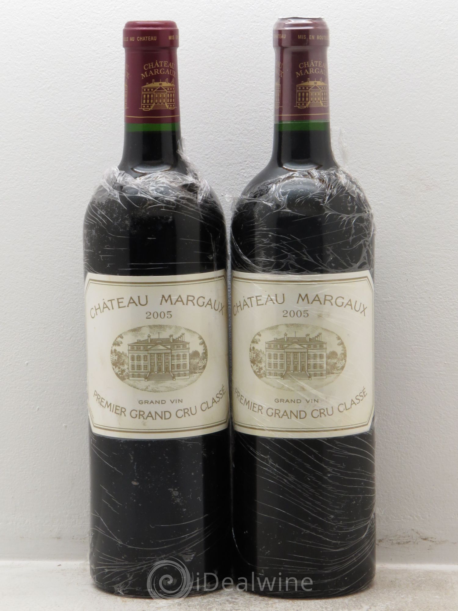Château Margaux 1er Grand Cru Classé 2005 - Lot de 2 bouteilles - 0