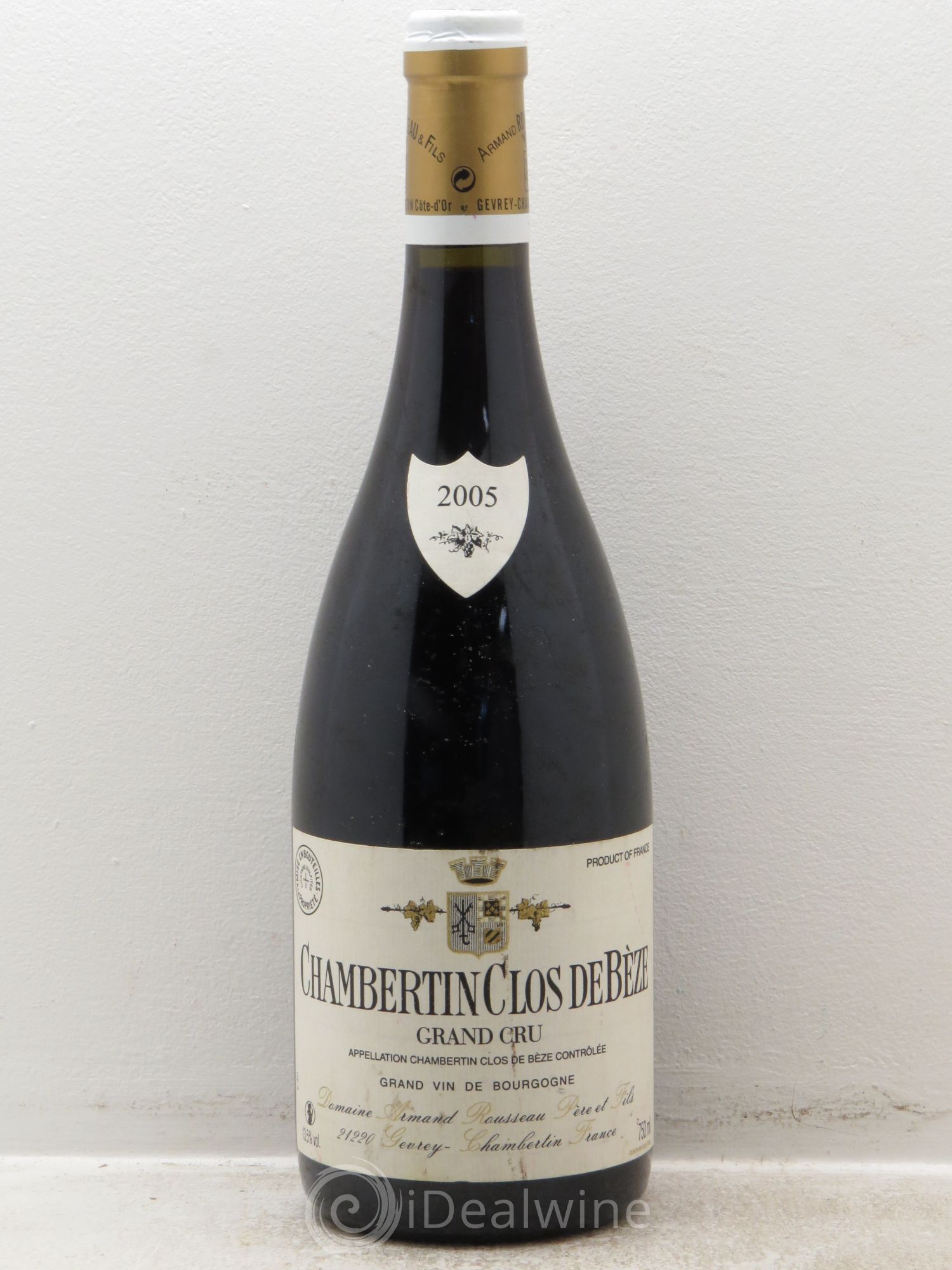 Chambertin Clos de Bèze Grand Cru Armand Rousseau (Domaine) 2005 - Lot de 1 bouteille - 0