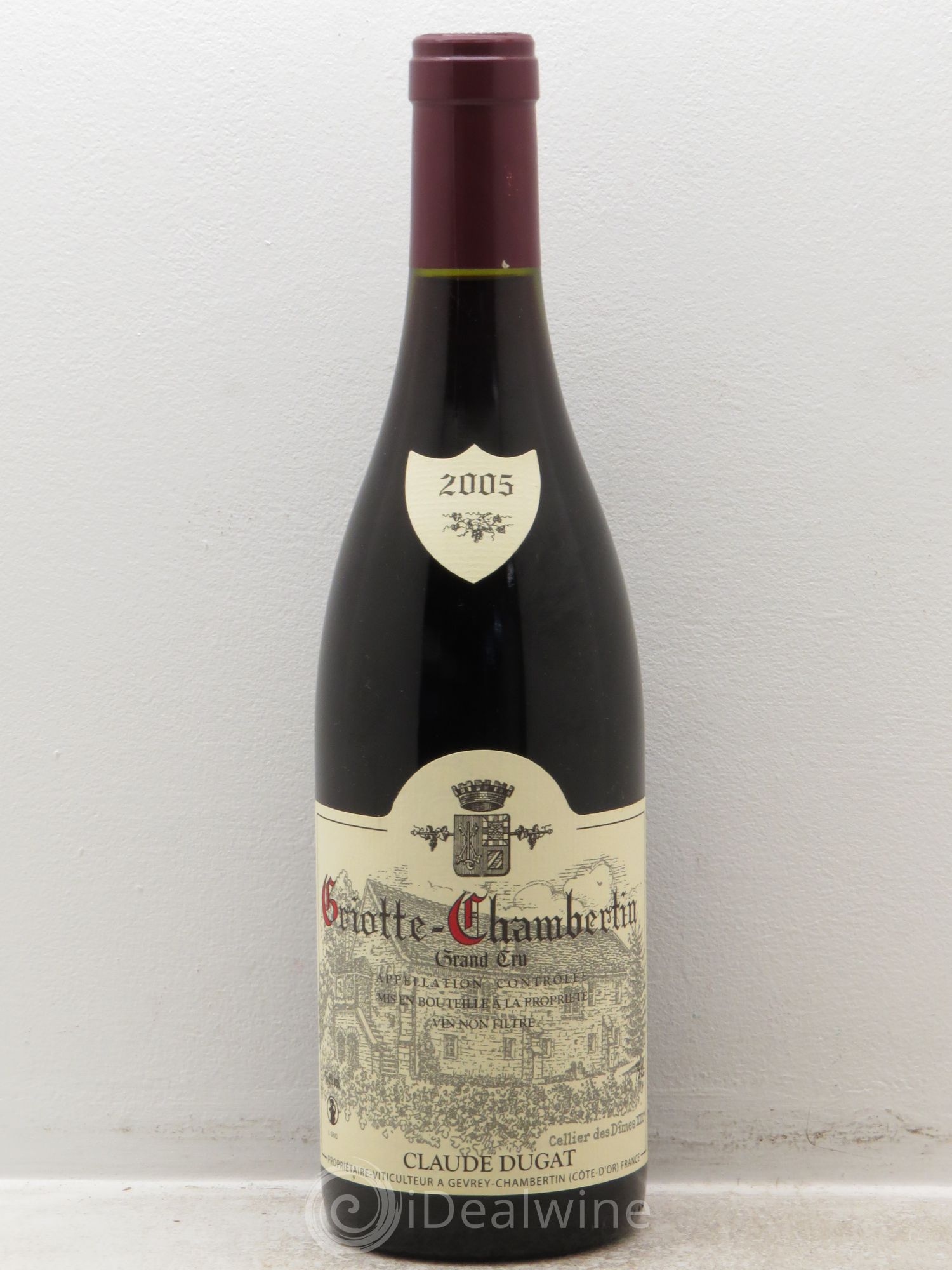 Griotte-Chambertin Grand Cru Claude Dugat (sans prix de réserve) 2005 - Lot de 1 bouteille - 0
