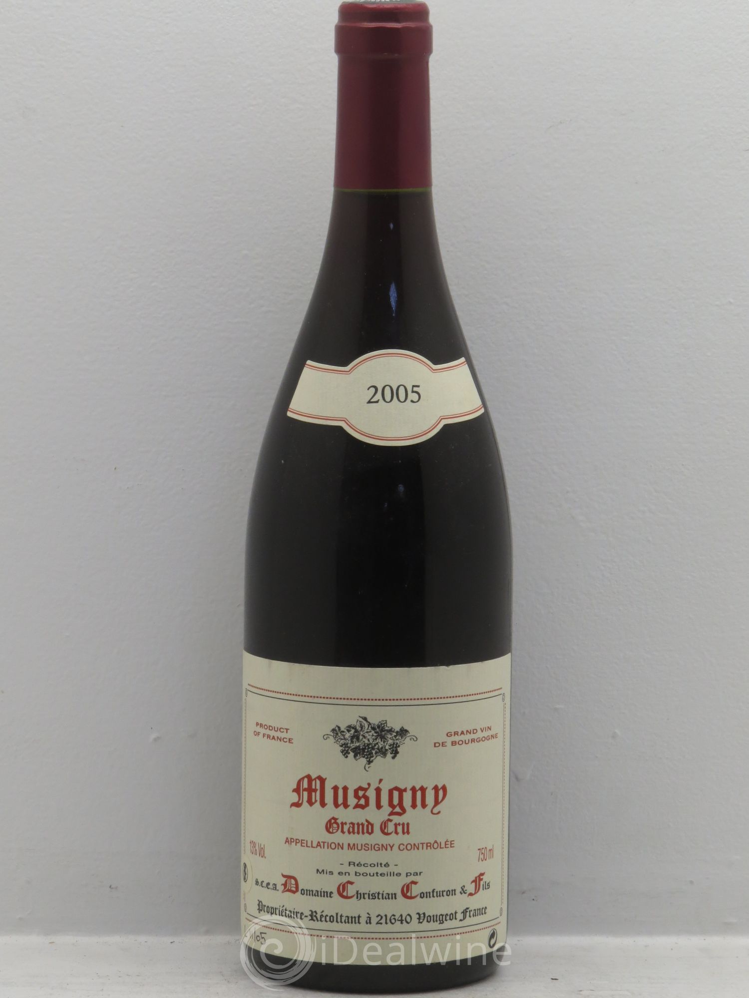 Musigny Grand Cru Christian Confuron (sans prix de réserve) 2005 - Lot de 1 bouteille - 0