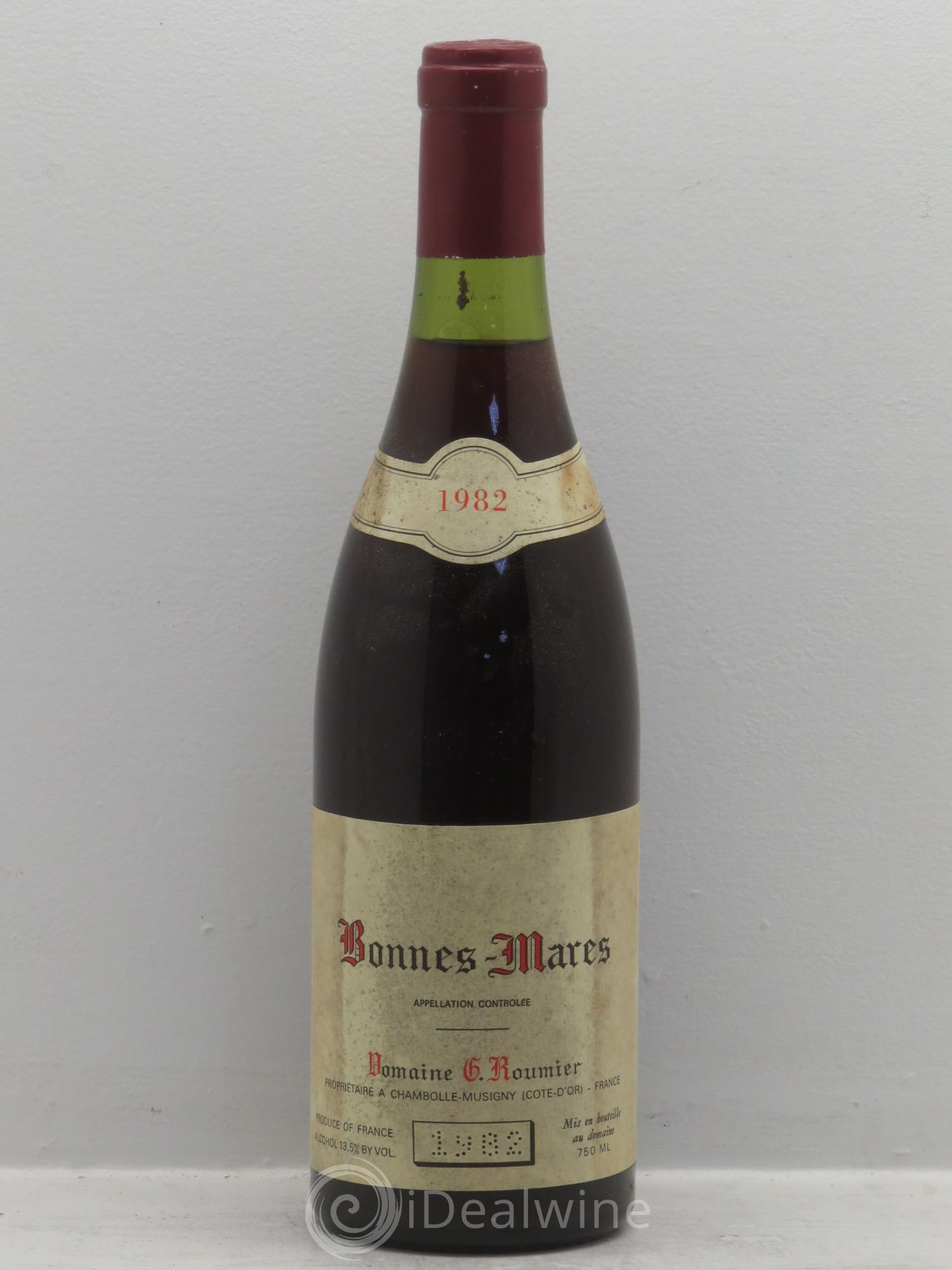 Bonnes-Mares Grand Cru Georges Roumier (Domaine) (sans prix de réserve) 1982 - Lot de 1 bouteille - 0