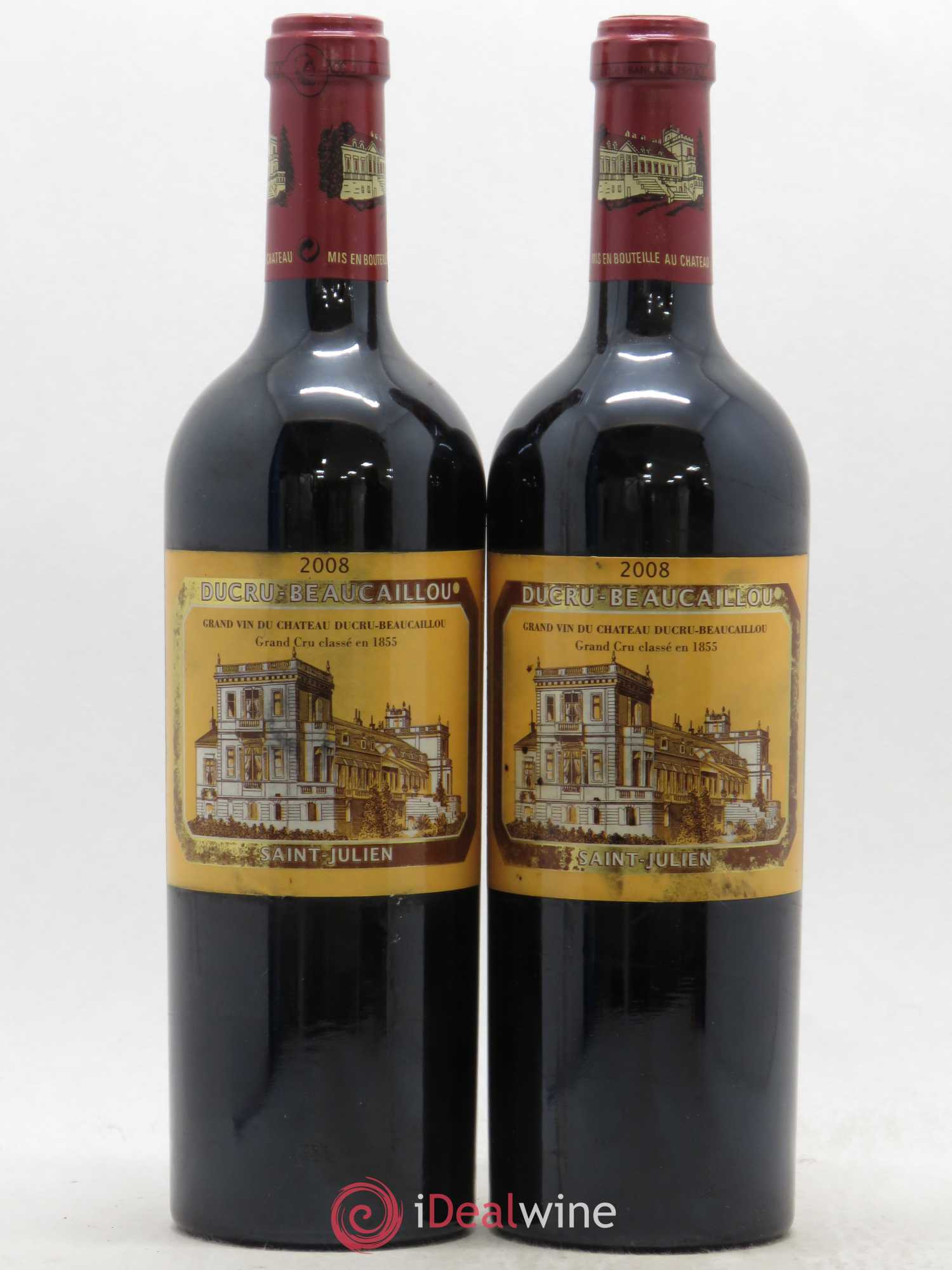 Château Ducru Beaucaillou 2ème Grand Cru Classé 2008 - Lot de 2 bouteilles - 0