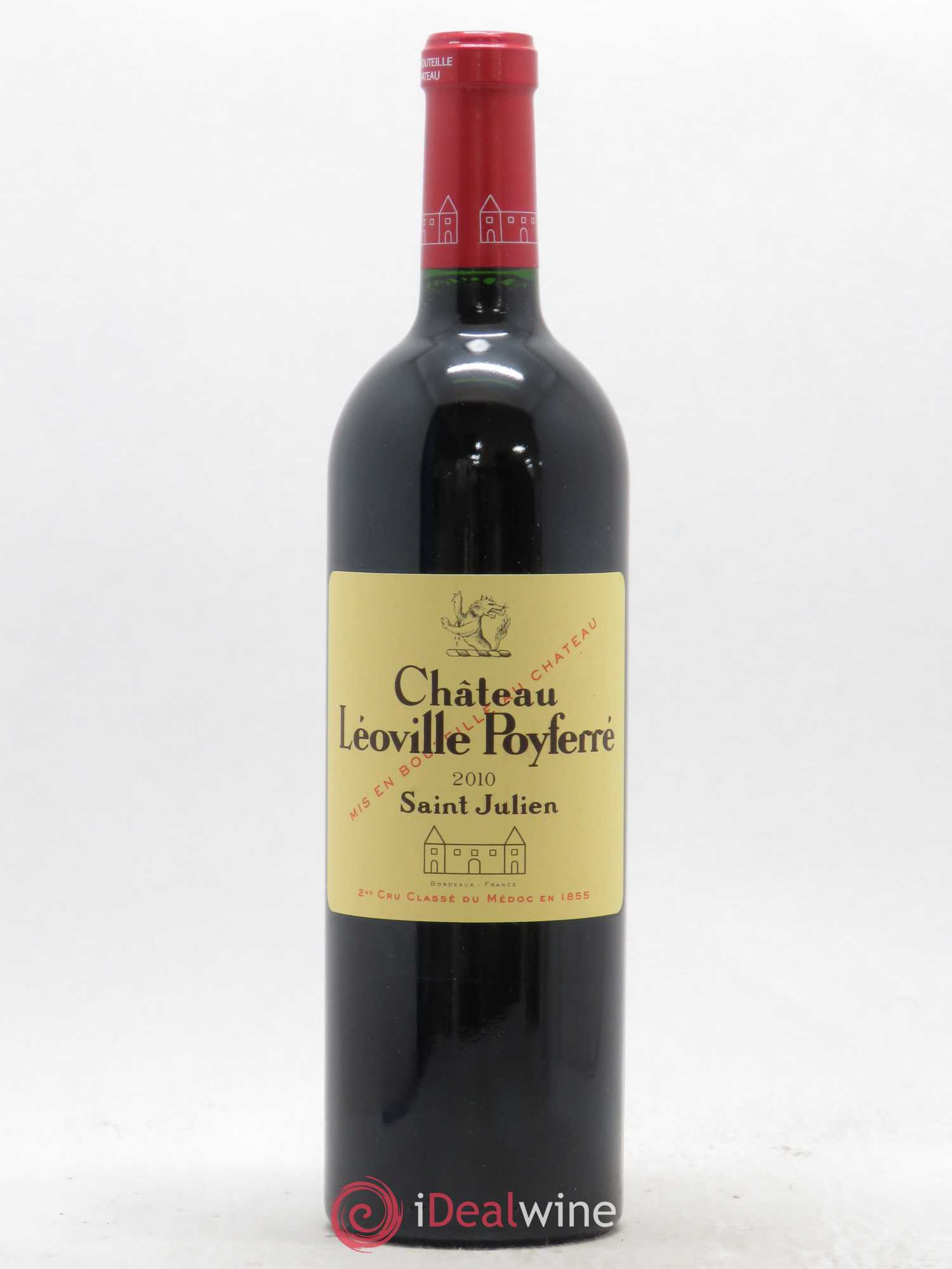 Château Léoville Poyferré 2ème Grand Cru Classé 2010 - Lot de 1 bouteille - 0