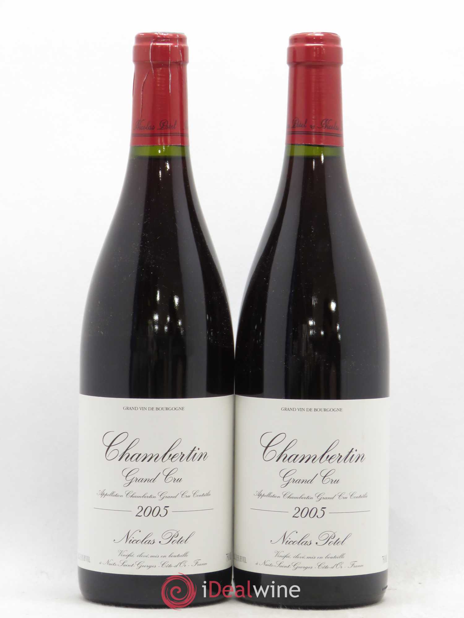 Chambertin Grand Cru Nicolas Potel 2005 - Lot de 2 bouteilles - 0
