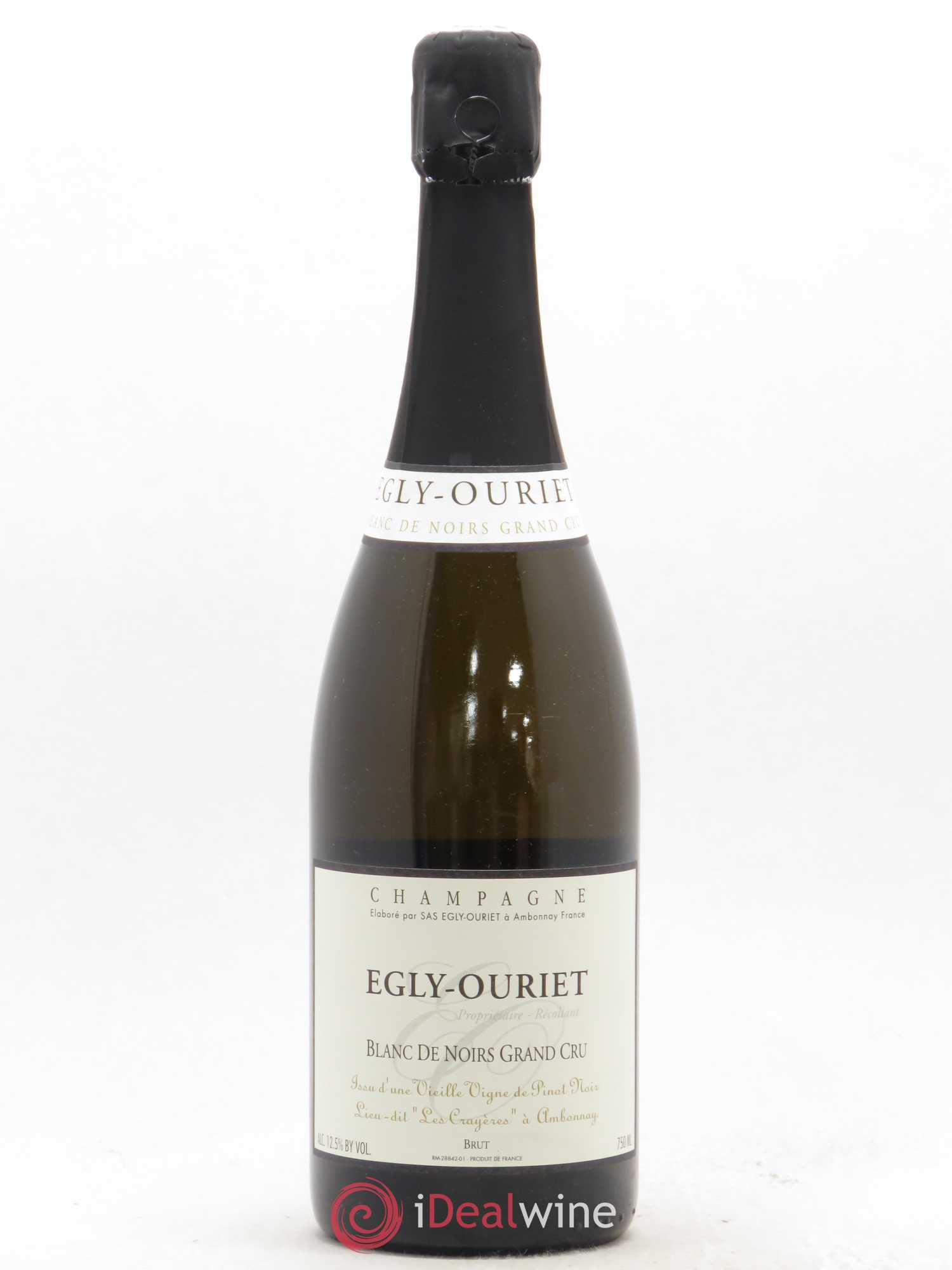 Blanc de Noirs Vieilles Vignes Egly-Ouriet - Lot de 1 bouteille - 0
