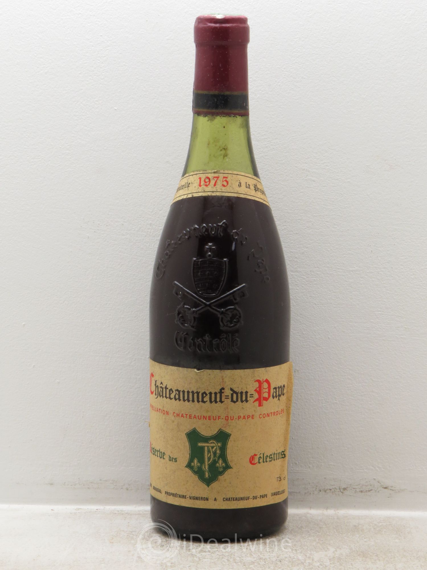 Châteauneuf-du-Pape Réserve des Célestins Henri Bonneau & Fils 1975 - Lot de 1 bouteille - 0