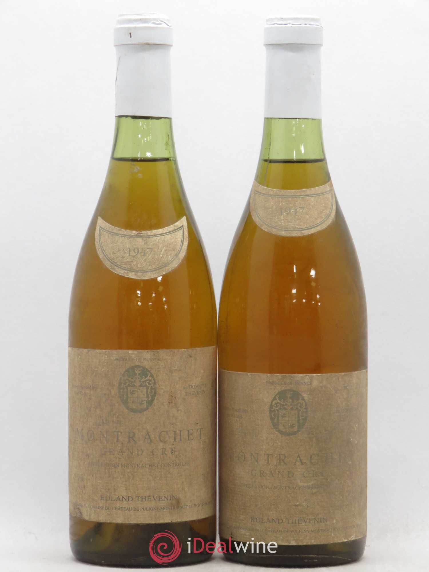 Montrachet Grand Cru Roland Thevenin 1947 - Lot de 2 bouteilles - 0