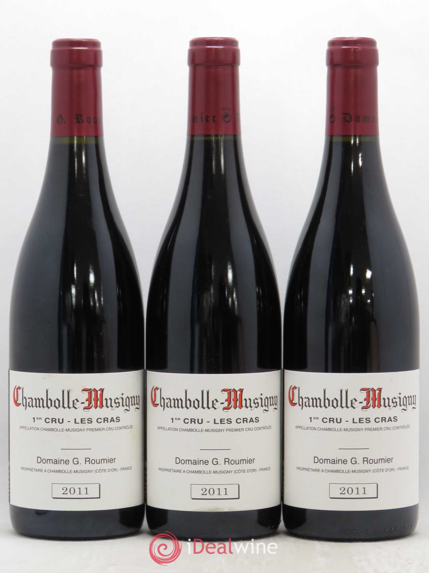 Chambolle-Musigny 1er Cru Les Cras Georges Roumier (Domaine) 2011 - Lot de 3 bouteilles - 0