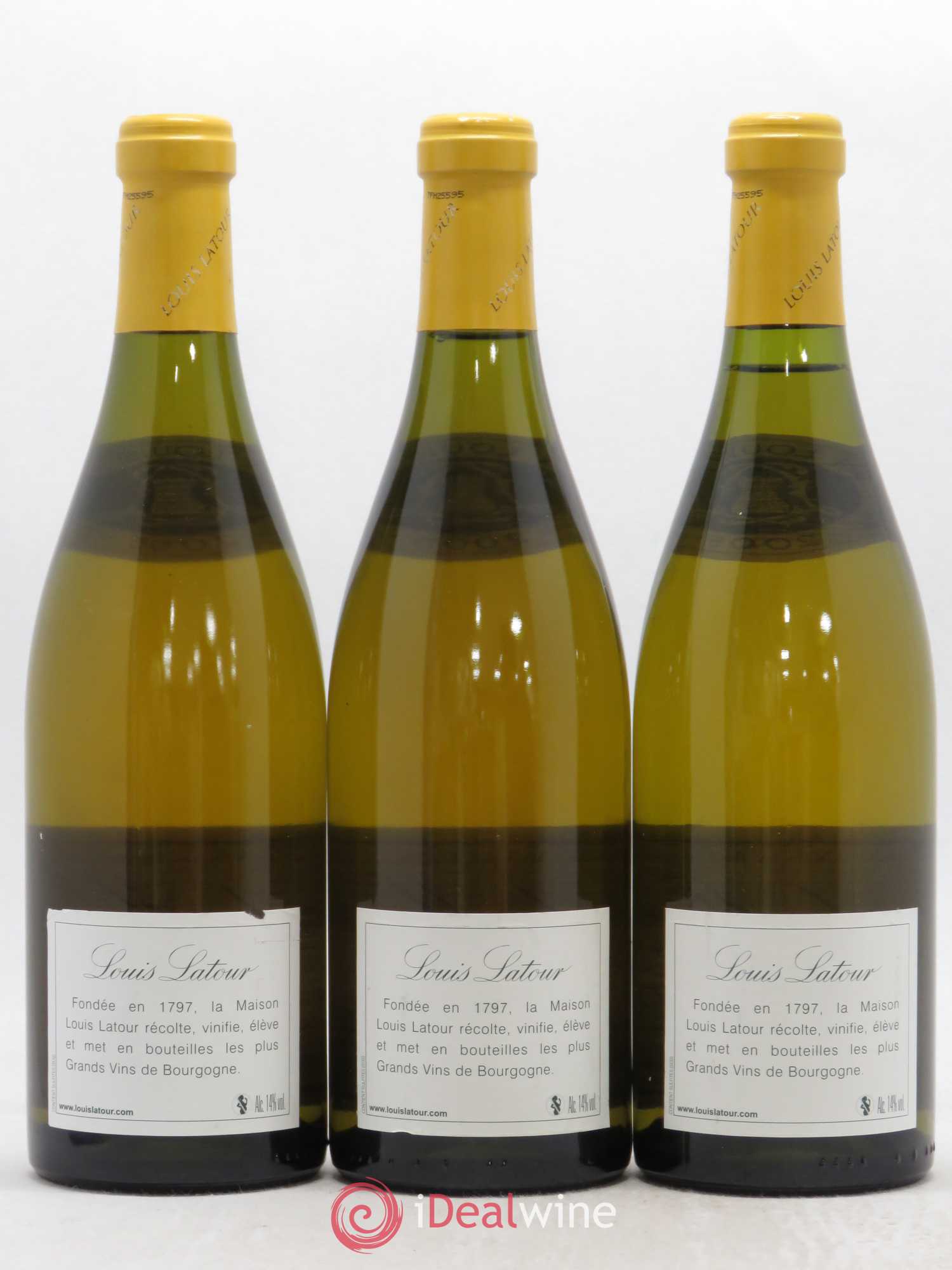 Bâtard-Montrachet Grand Cru Louis Latour 2005 - Lot of 3 bottles - 1
