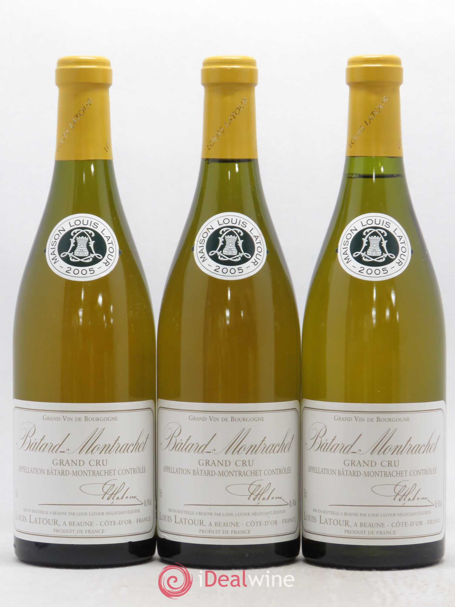 Bâtard-Montrachet Grand Cru Louis Latour 2005 - Lot of 3 bottles - 0