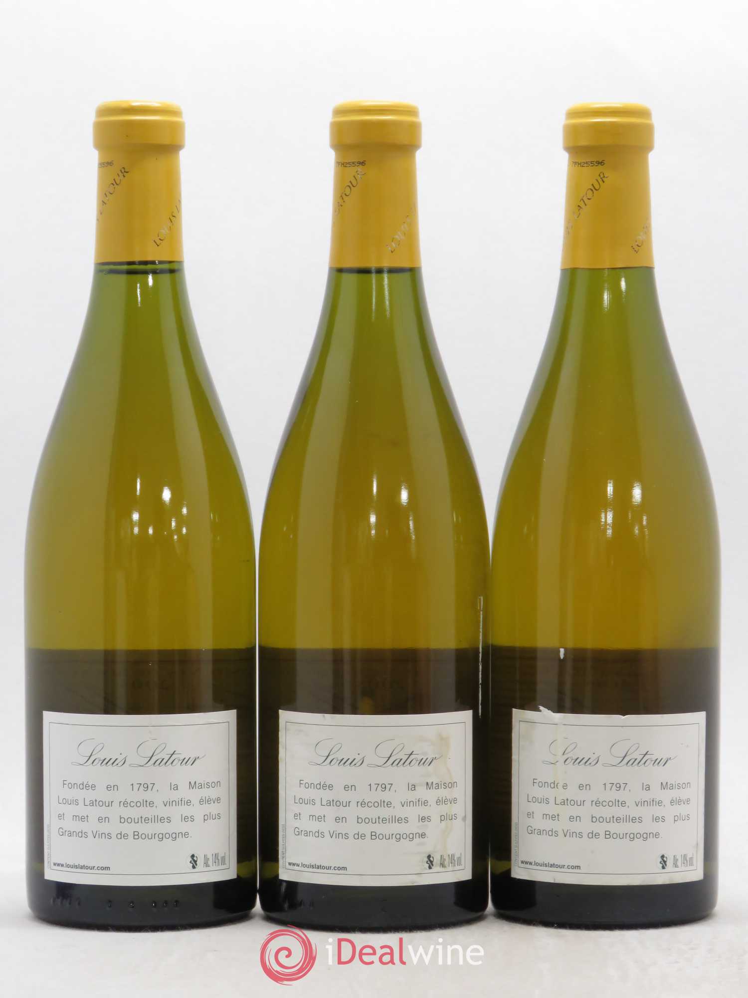 Chevalier-Montrachet Grand Cru Les Demoiselles Louis Latour (sans prix de réserve) 2005 - Lot de 3 bouteilles - 1