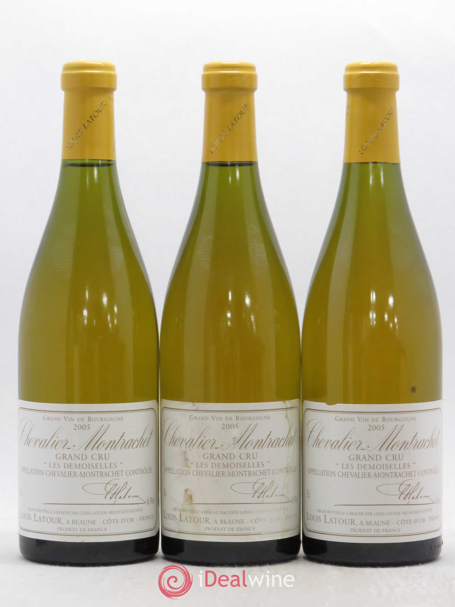 Chevalier-Montrachet Grand Cru Les Demoiselles Louis Latour (sans prix de réserve) 2005 - Lot de 3 bouteilles - 0