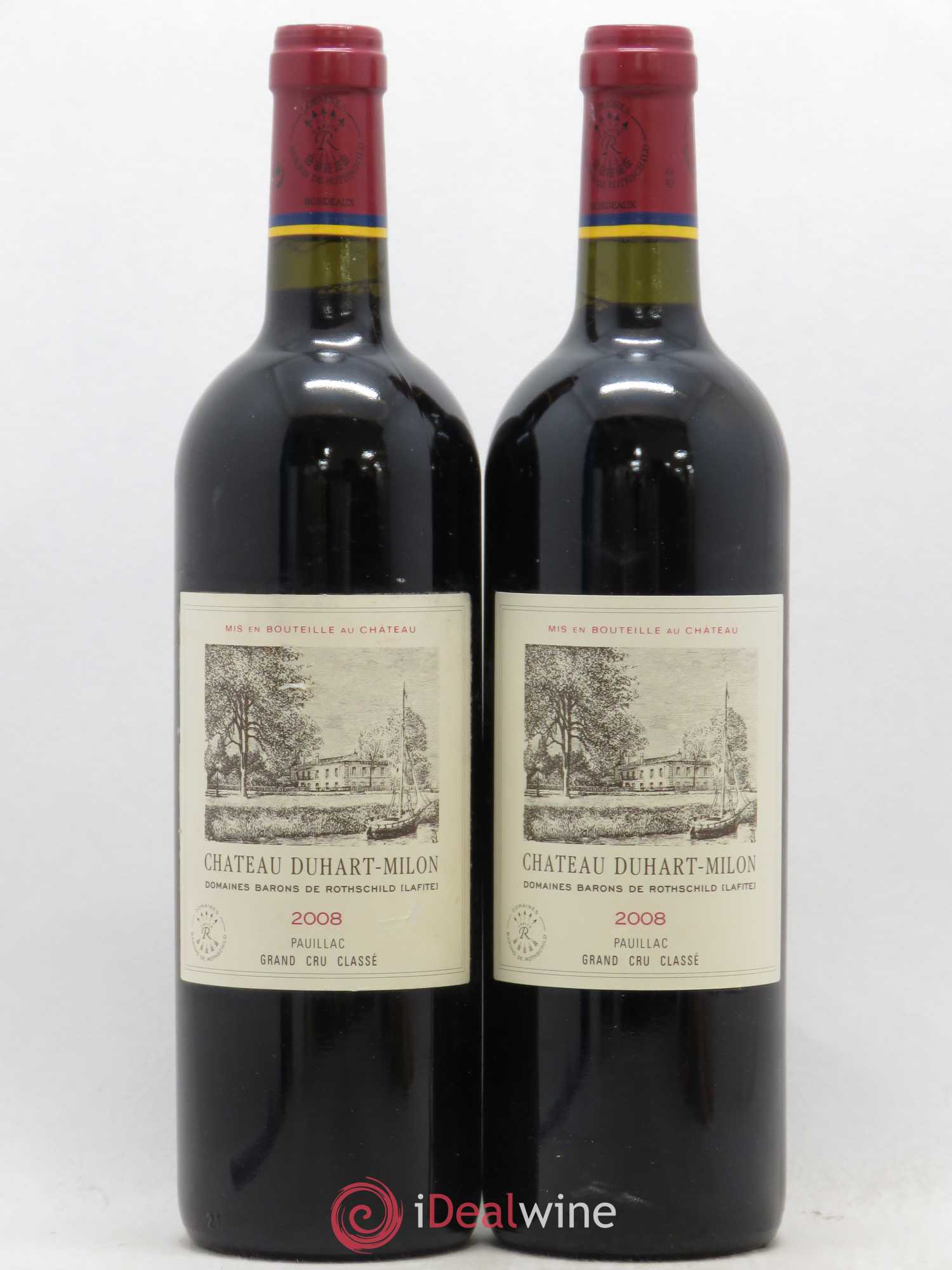 Château Duhart-Milon 4ème Grand Cru Classé 2008 - Lot de 2 bouteilles - 0