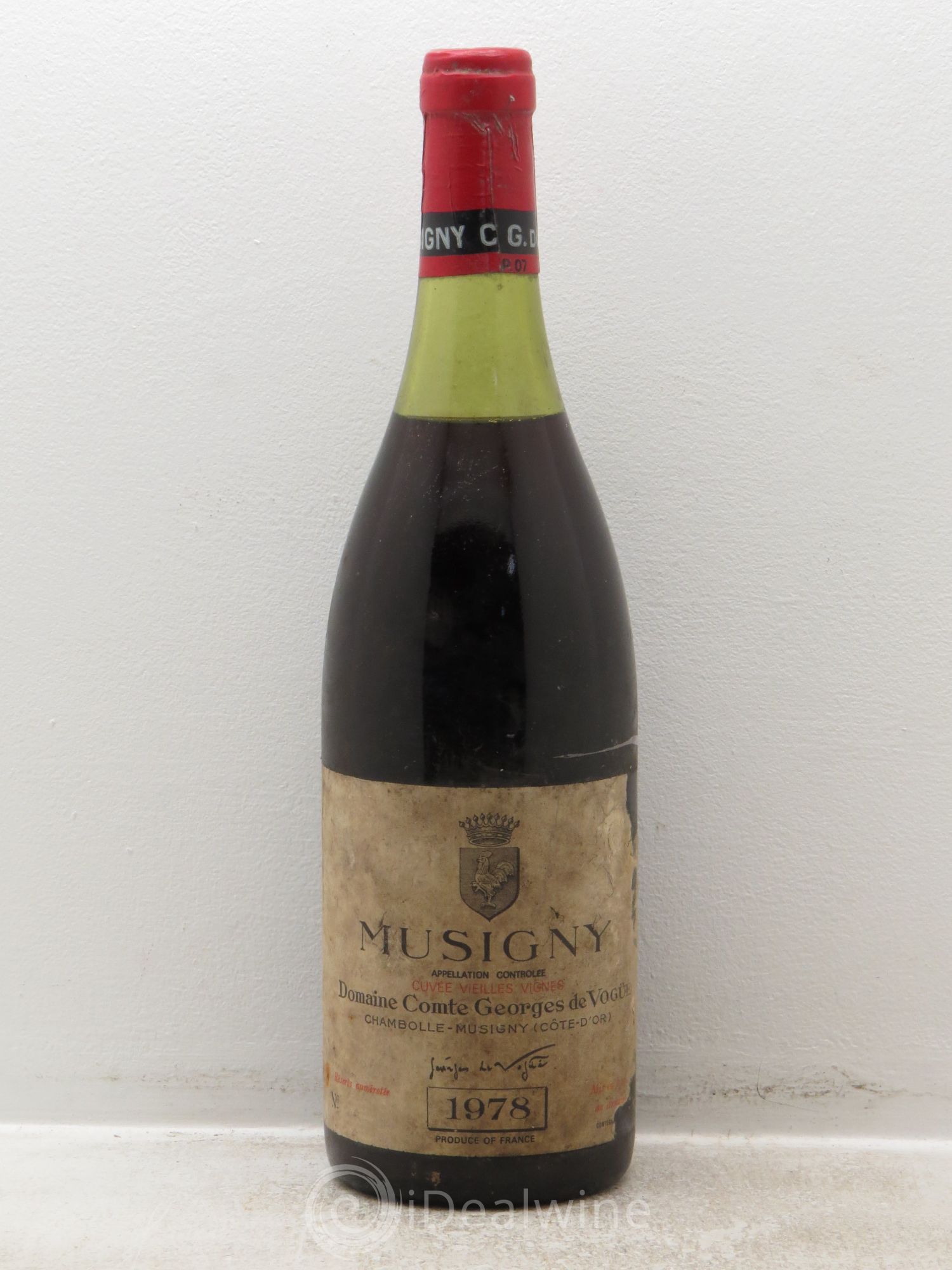 Musigny Grand Cru Cuvée Vieilles Vignes Comte Georges de Vogüé 1978 - Lot de 1 bouteille - 0