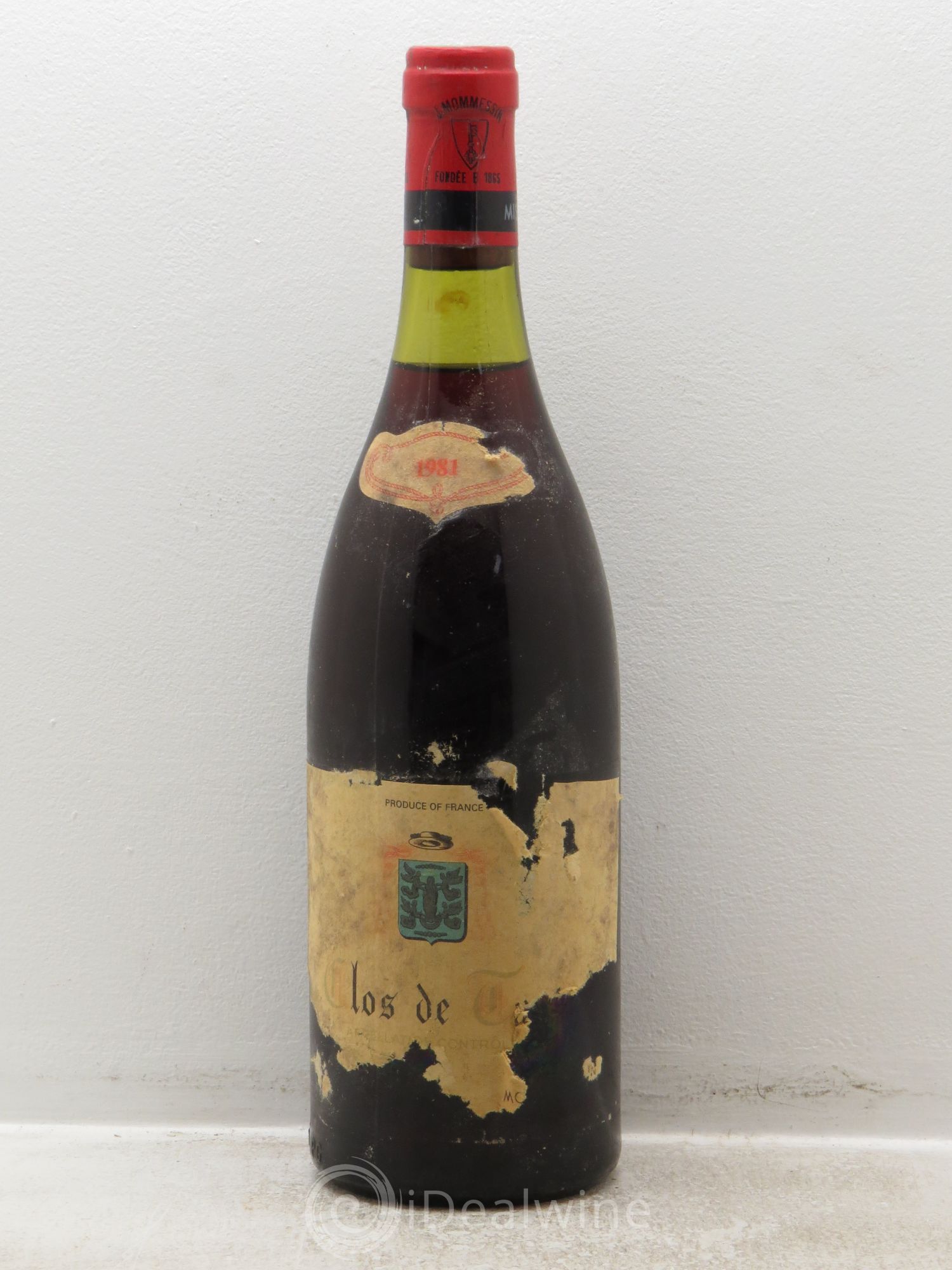 Clos de Tart Grand Cru Clos de Tart 1981 - Lot de 1 bouteille - 0