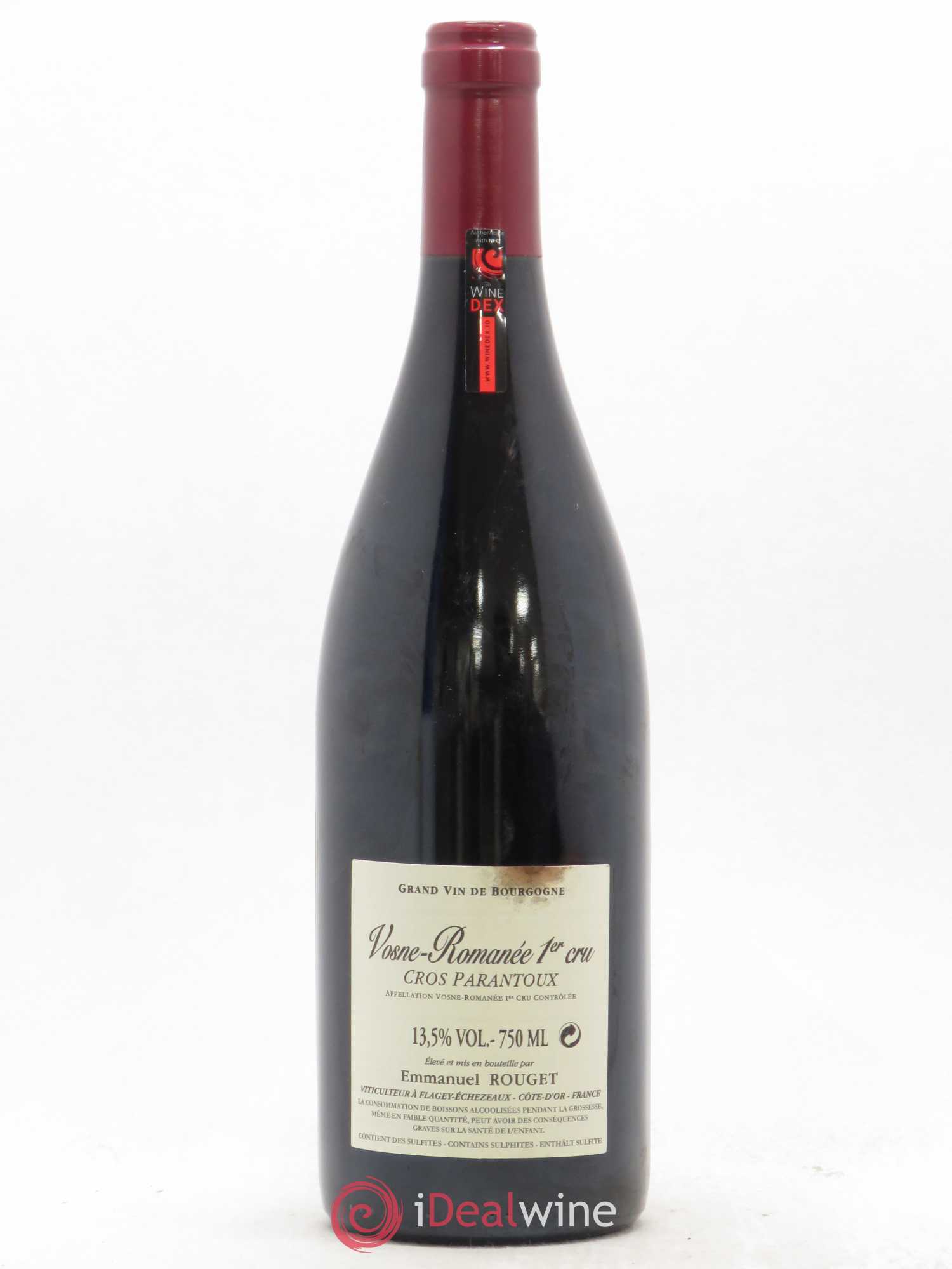Vosne-Romanée 1er Cru Cros Parantoux Emmanuel Rouget 2009 - Posten von 1 Flasche - 1