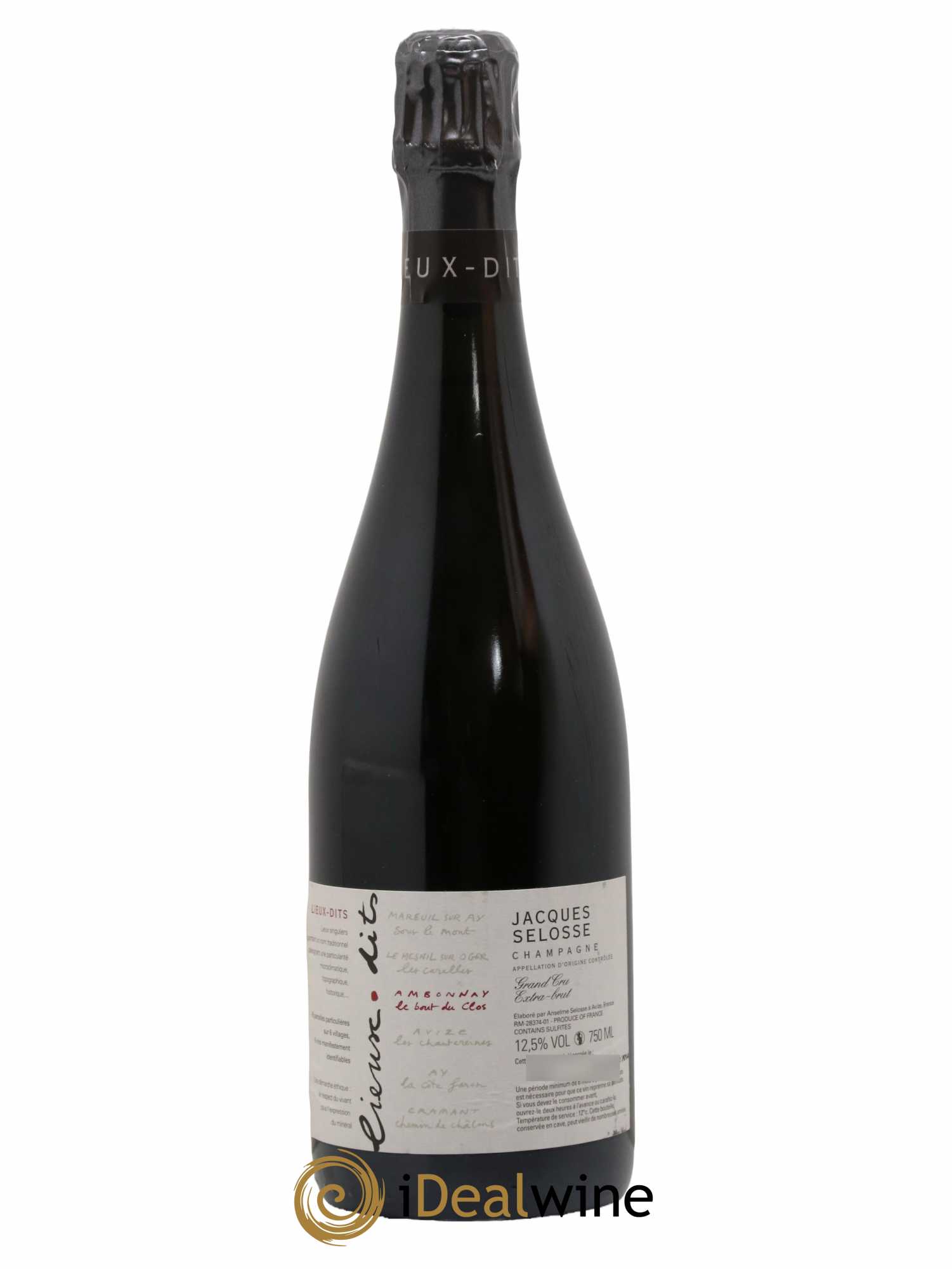 Ambonnay Le Bout du Clos Grand Cru Extra-Brut Jacques Selosse - Lot de 1 bouteille - 0