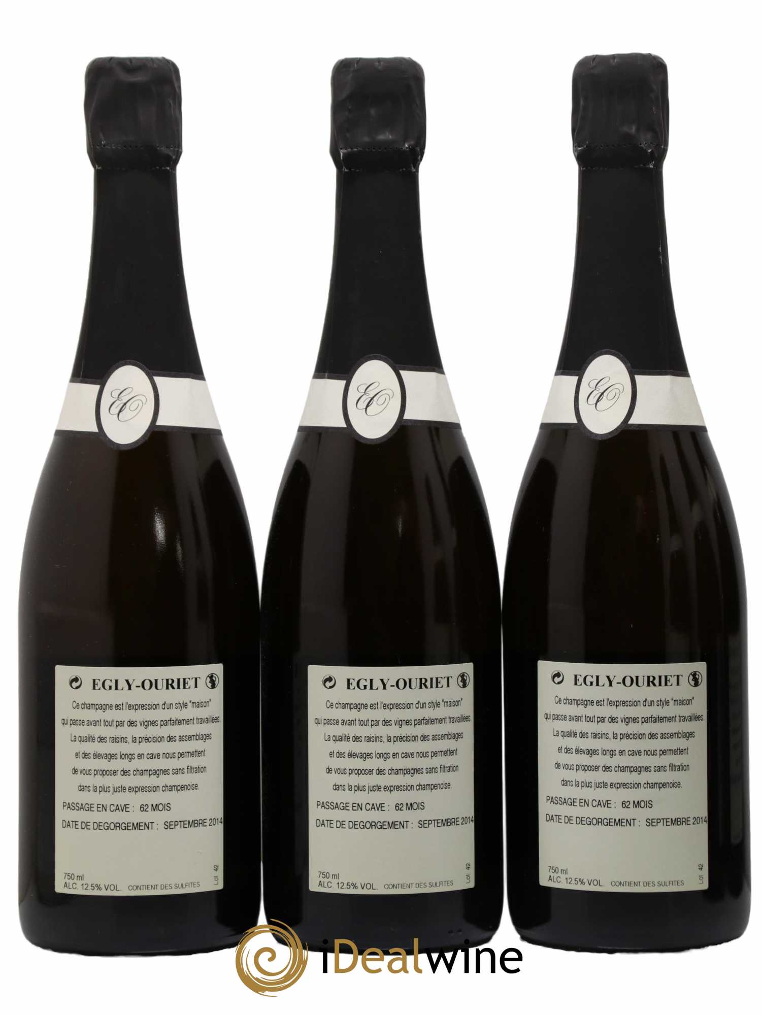 Blanc de Noirs Les Crayères Vieilles vignes Egly-Ouriet - Lot de 6 bouteilles - 2