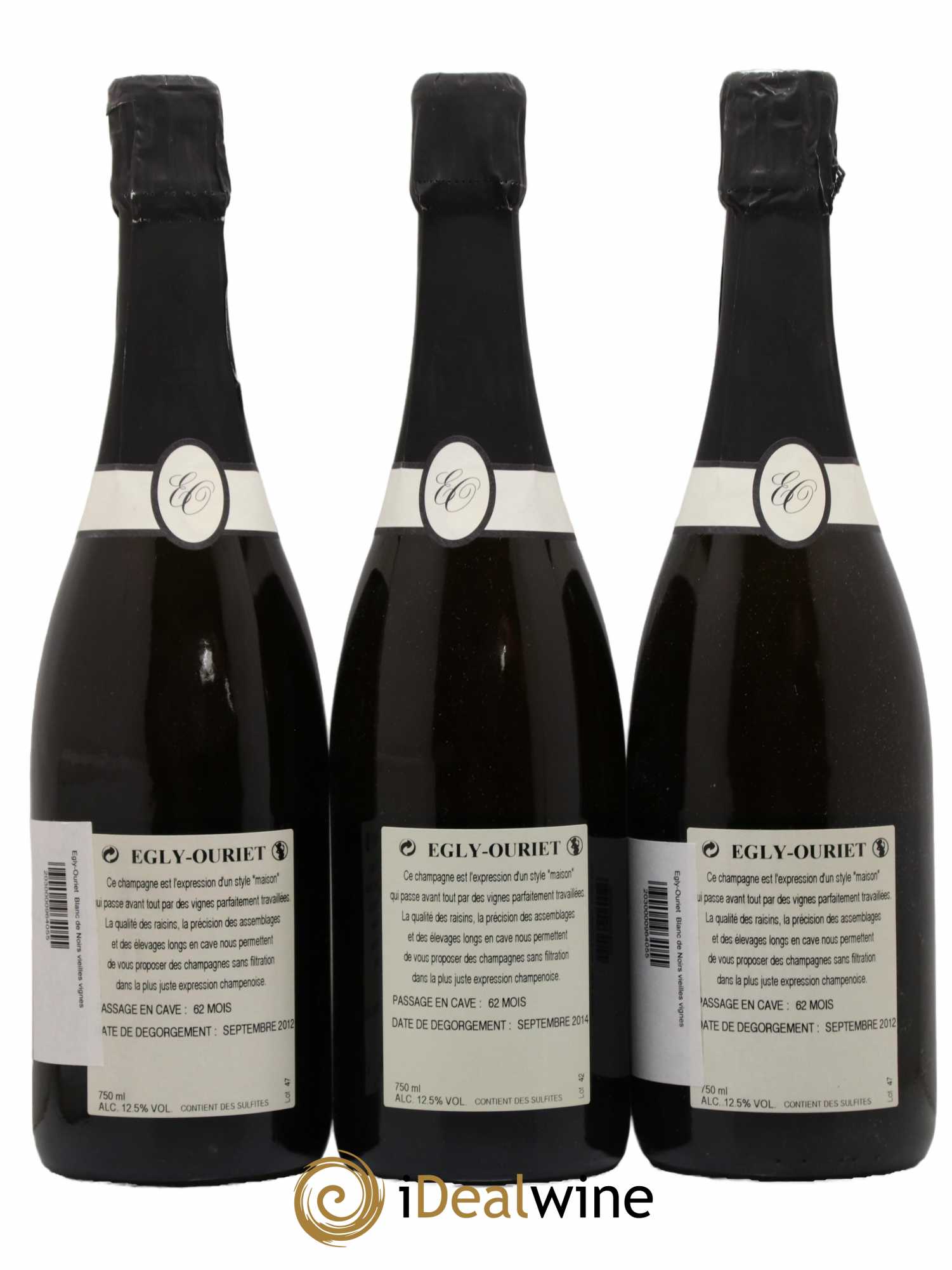 Blanc de Noirs Les Crayères Vieilles vignes Egly-Ouriet - Lot de 6 bouteilles - 4