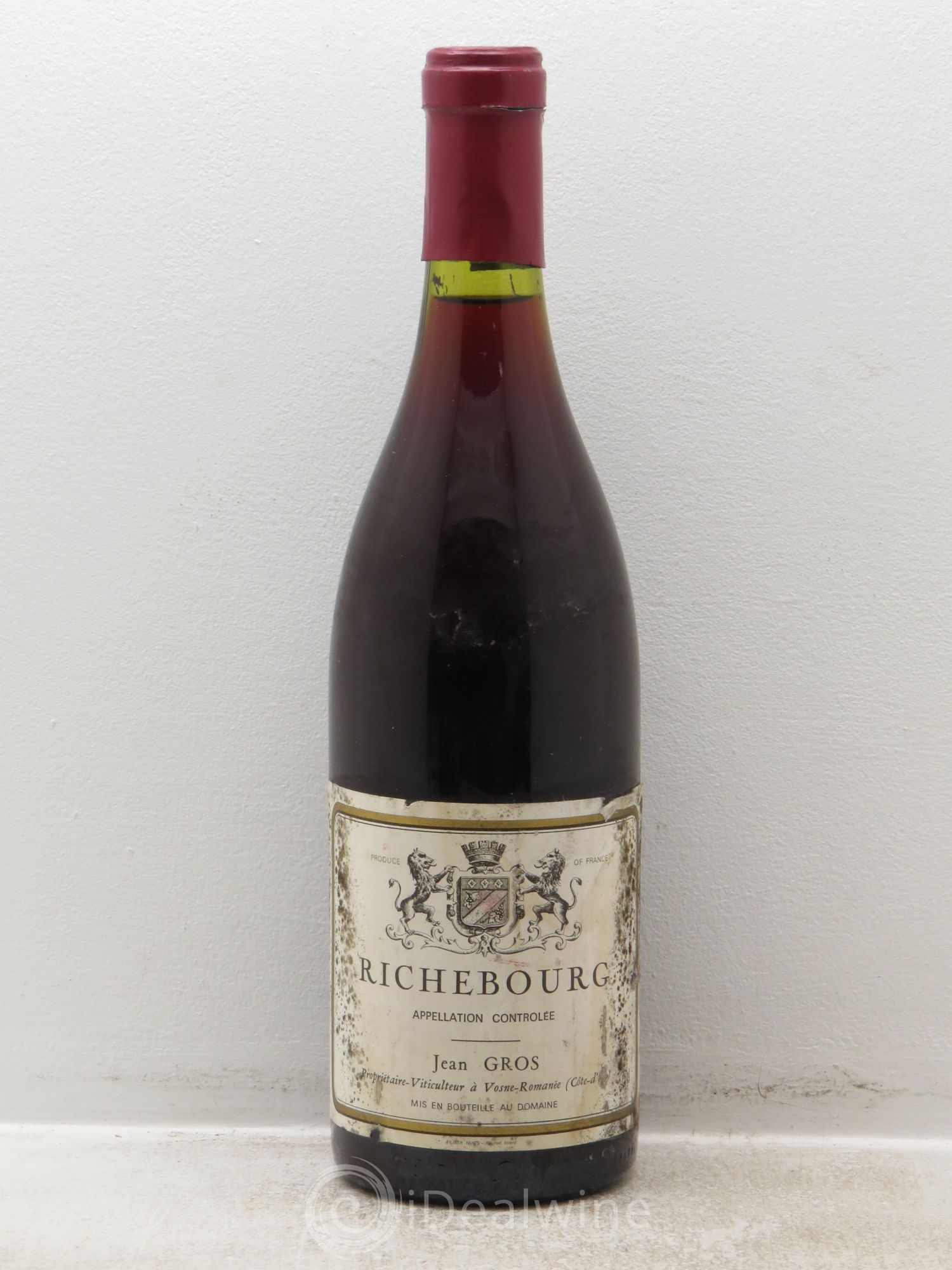 Richebourg Grand Cru Jean Gros - Lot de 1 bouteille - 0