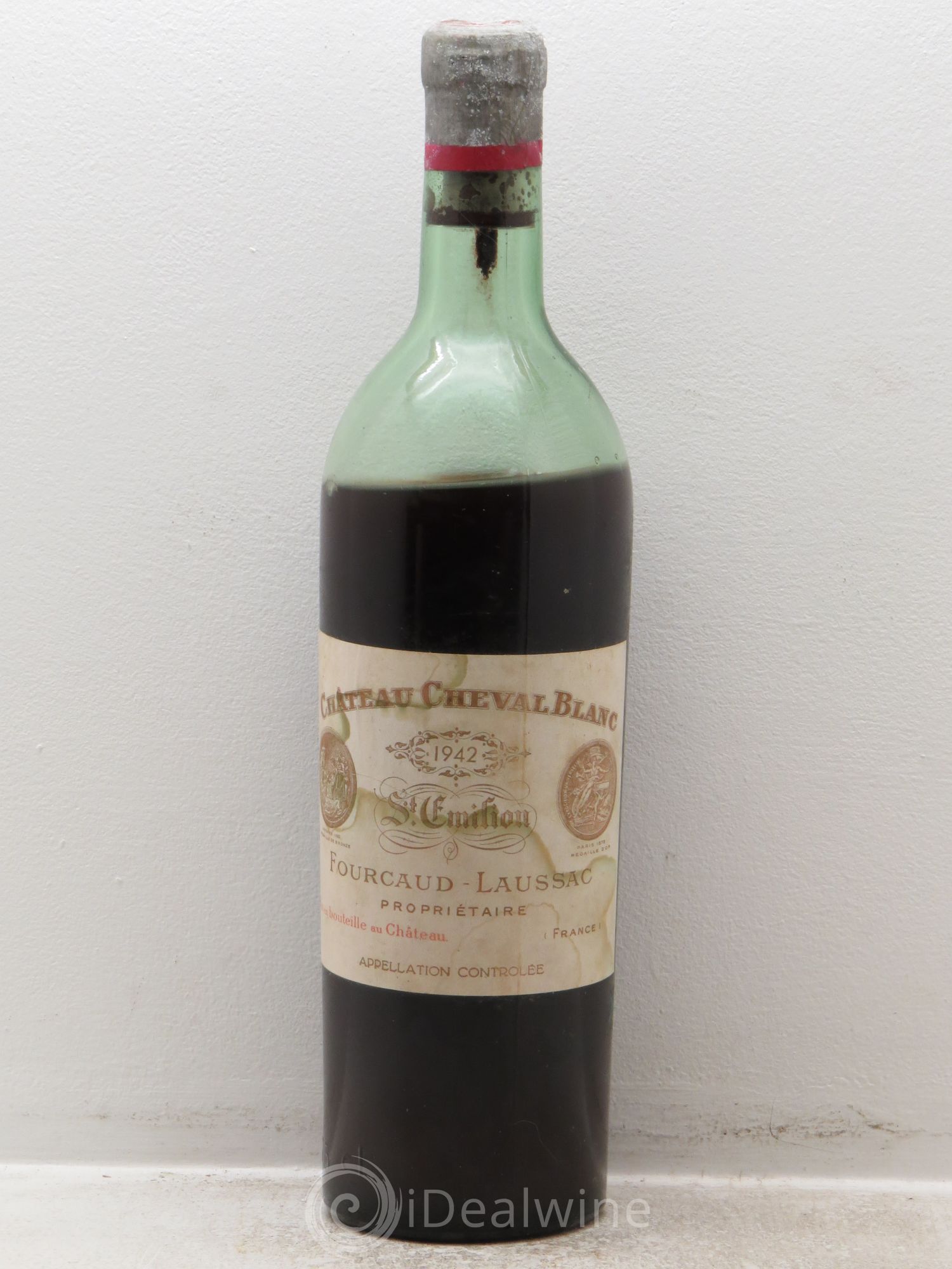 Château Cheval Blanc 1er Grand Cru Classé A (sans prix de réserve) 1942 - Lot de 1 bouteille - 0