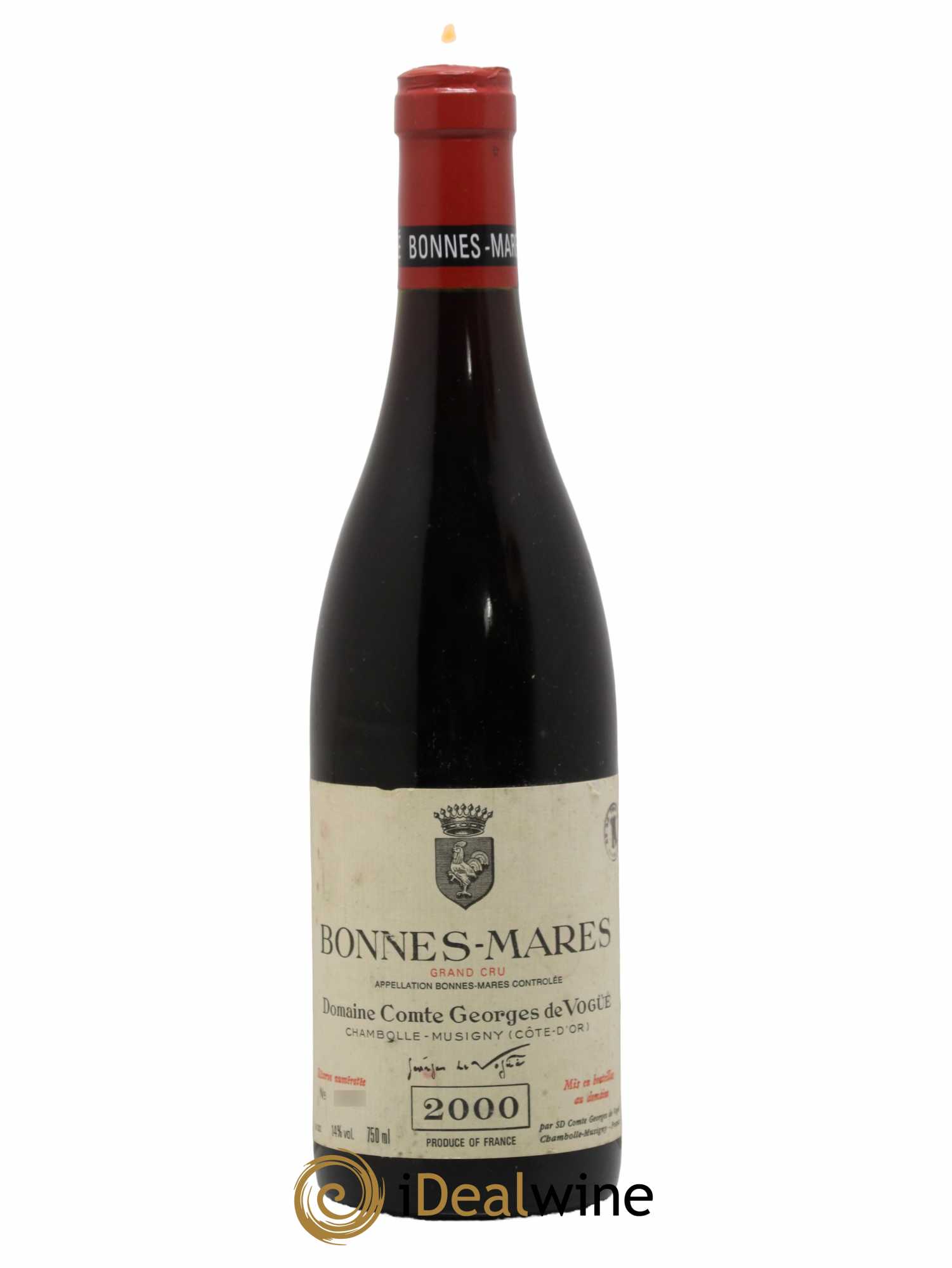 Bonnes-Mares Grand Cru Comte Georges de Vogüé 2000 - Lot de 1 bouteille - 0