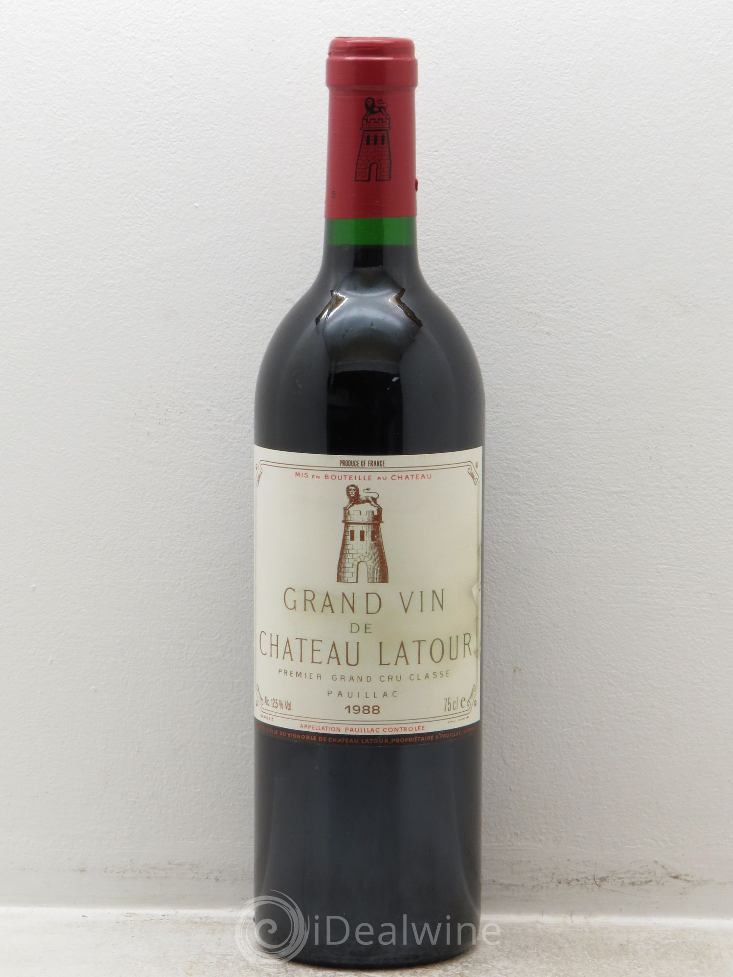 Château Latour 1er Grand Cru Classé 1988 - Lot de 1 bouteille - 0
