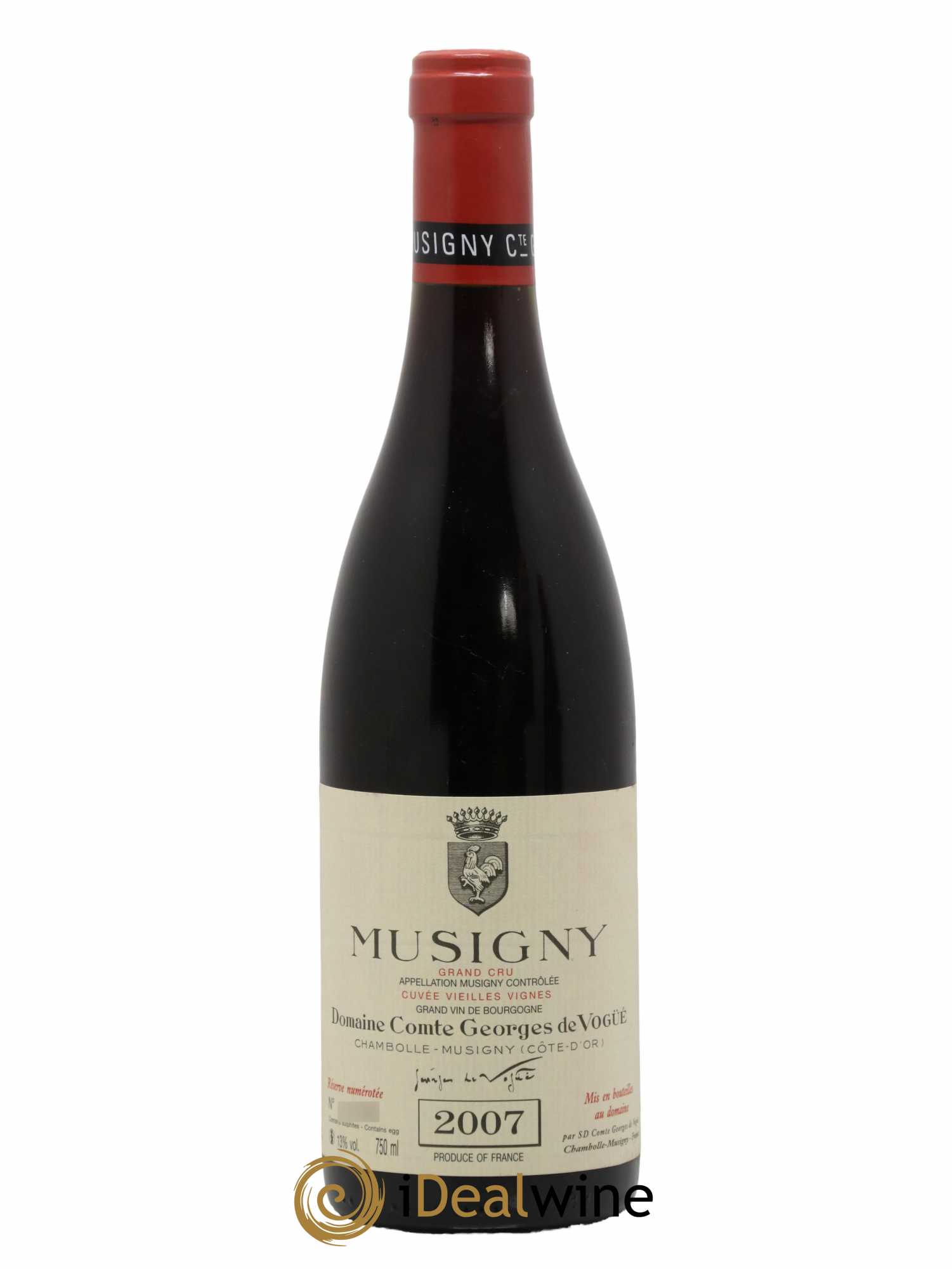 Musigny Grand Cru Cuvée Vieilles Vignes Comte Georges de Vogüé 2007 - Lot de 1 bouteille - 0