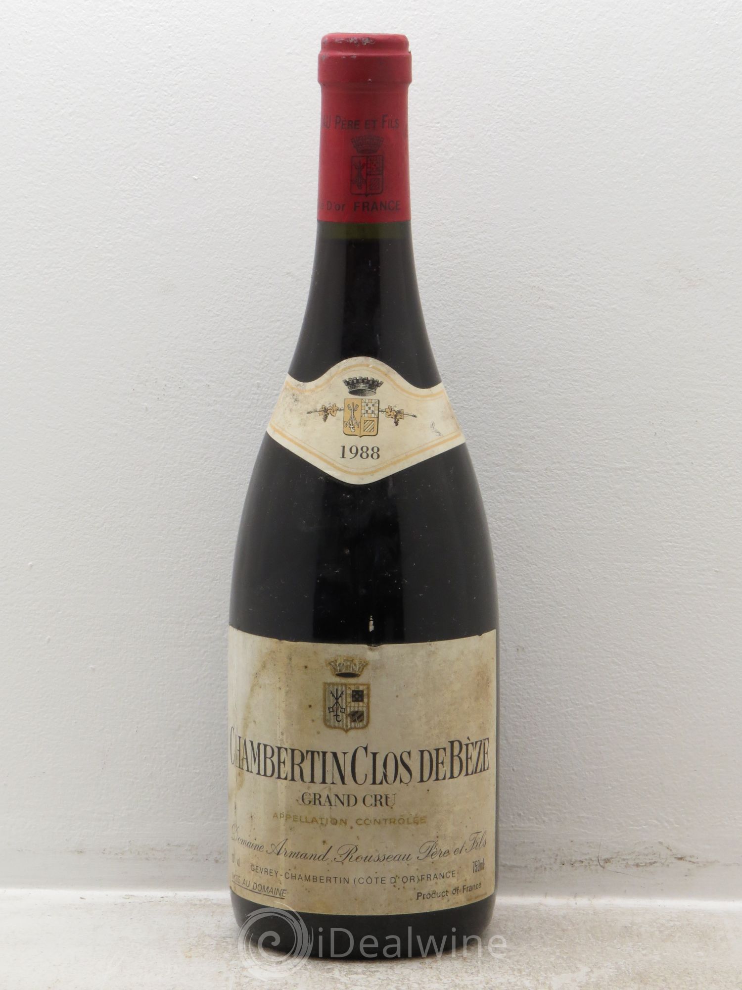 Chambertin Clos de Bèze Grand Cru Armand Rousseau (Domaine) 1988 - Lot de 1 bouteille - 0