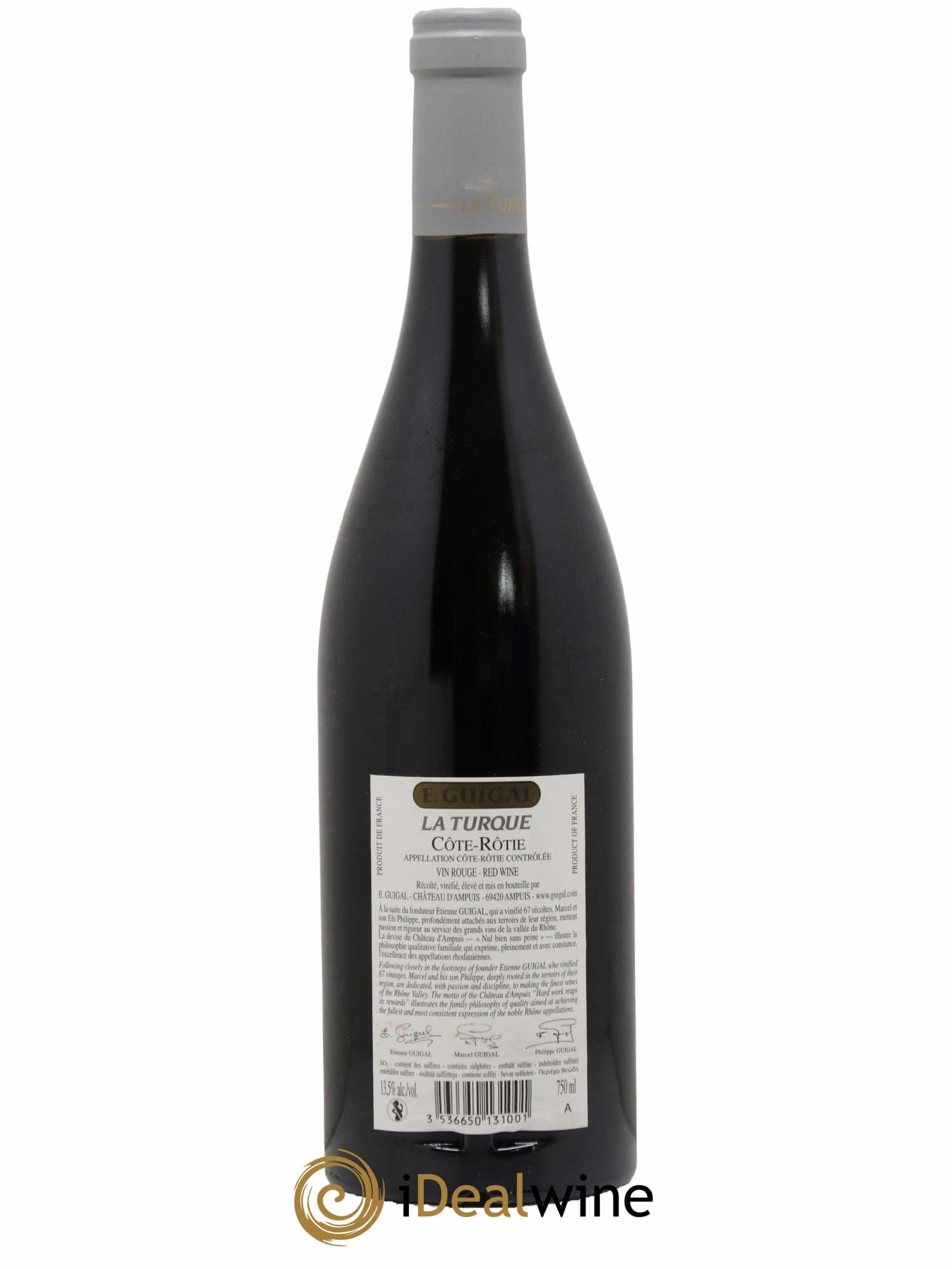 Côte-Rôtie La Turque Guigal 2010 - Posten von 1 Flasche - 1