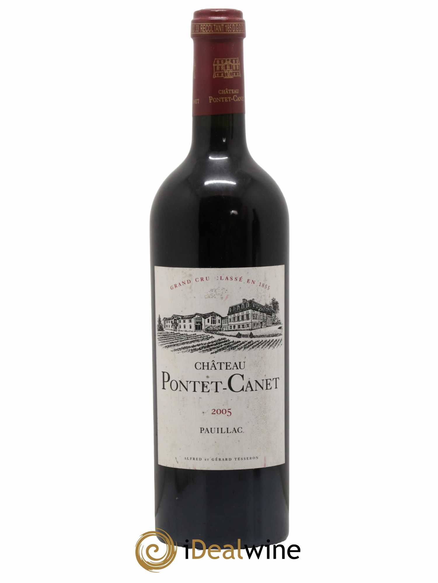 Château Pontet Canet 5ème Grand Cru Classé 2005 - Lot de 1 bouteille - 0
