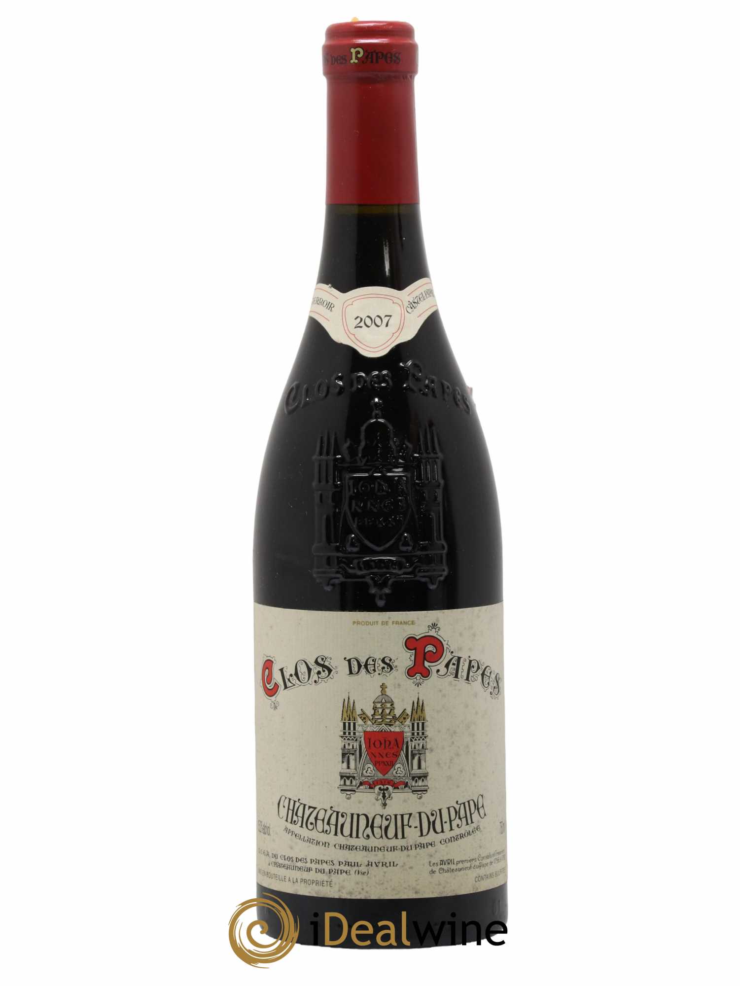 Châteauneuf-du-Pape Clos des Papes - Paul Avril 2007 - Lot de 1 bouteille - 0