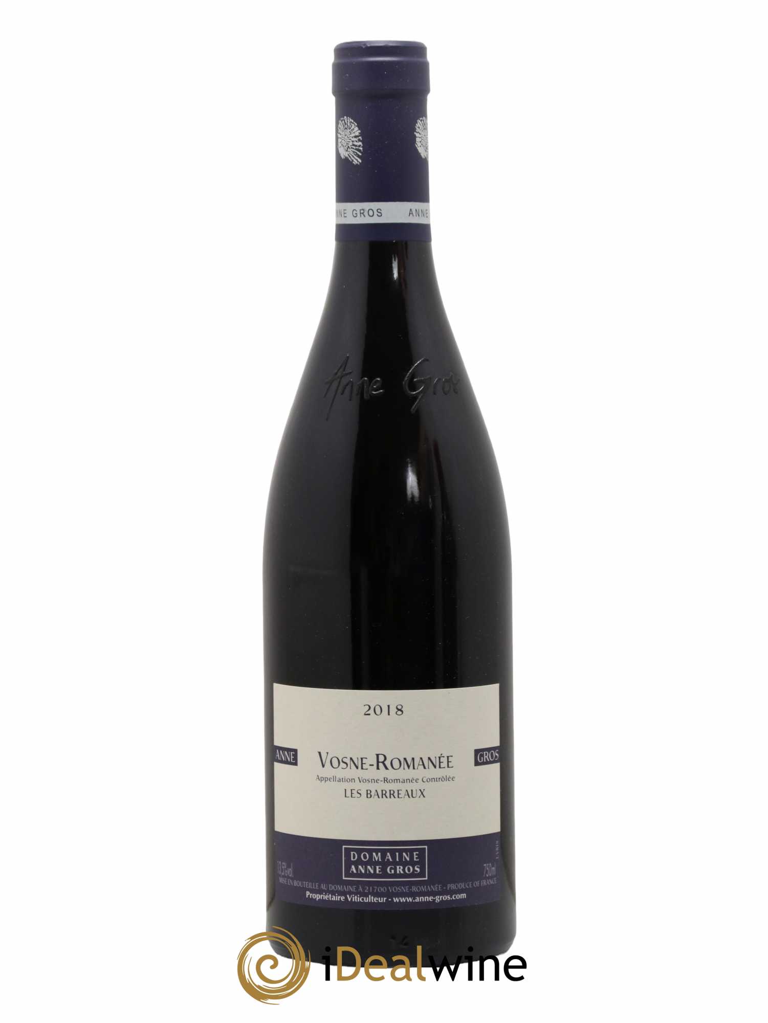 Vosne-Romanée Les Barreaux Anne Gros 2018 - Lot of 1 bottle - 0