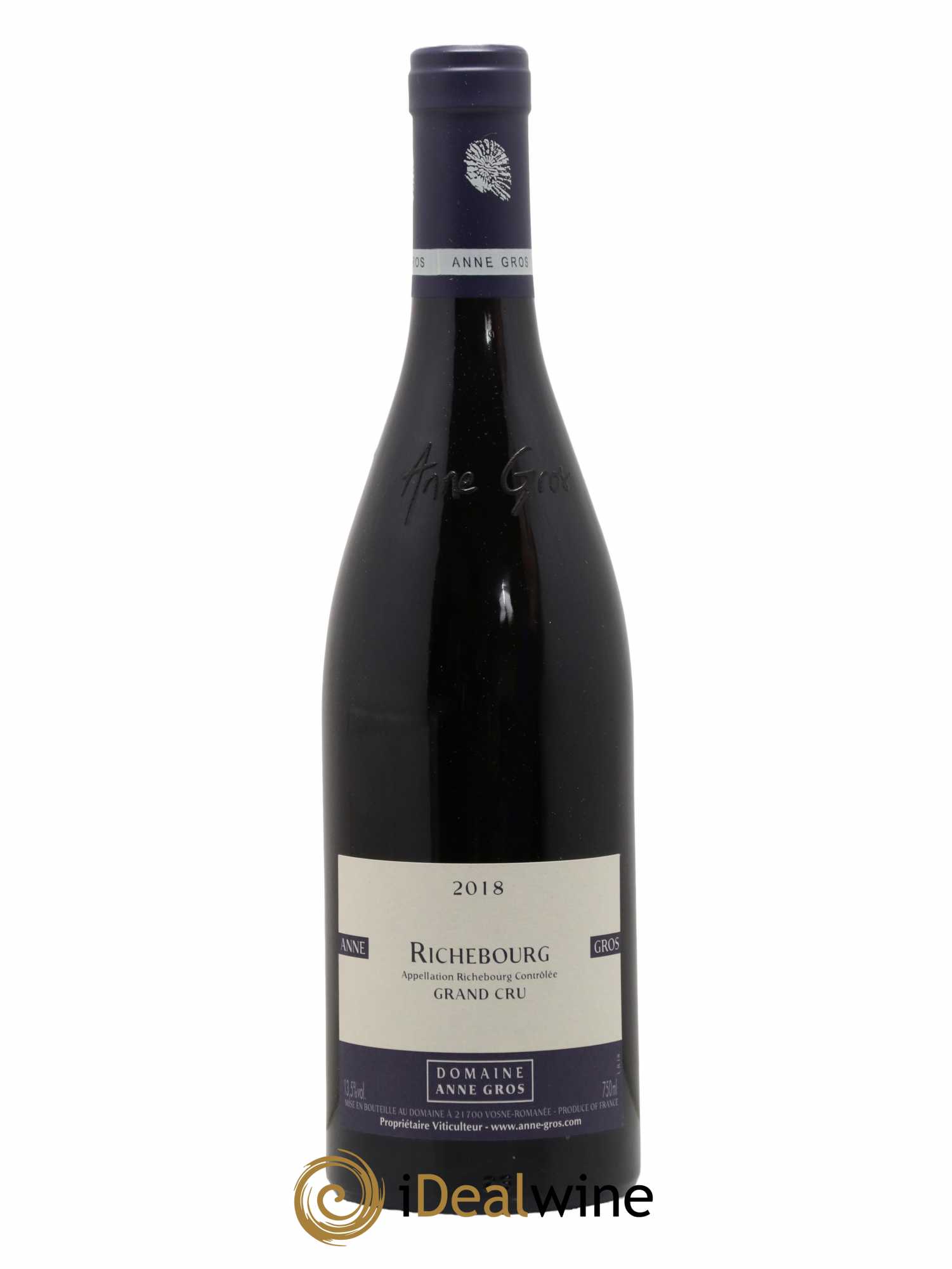 Richebourg Grand Cru Anne Gros 2018 - Lot de 1 bouteille - 0