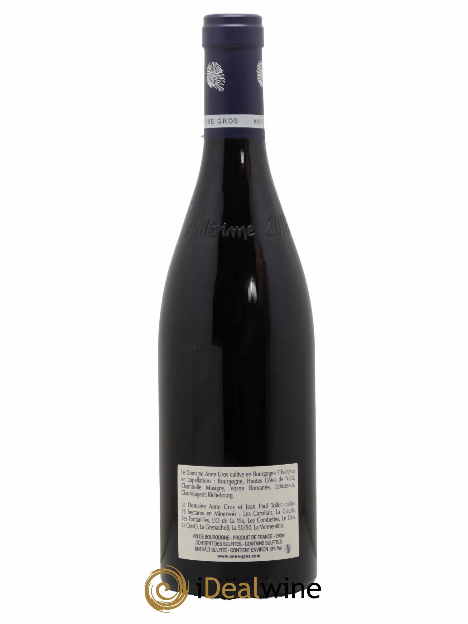 Richebourg Grand Cru Anne Gros 2018 - Lot de 1 bouteille - 1