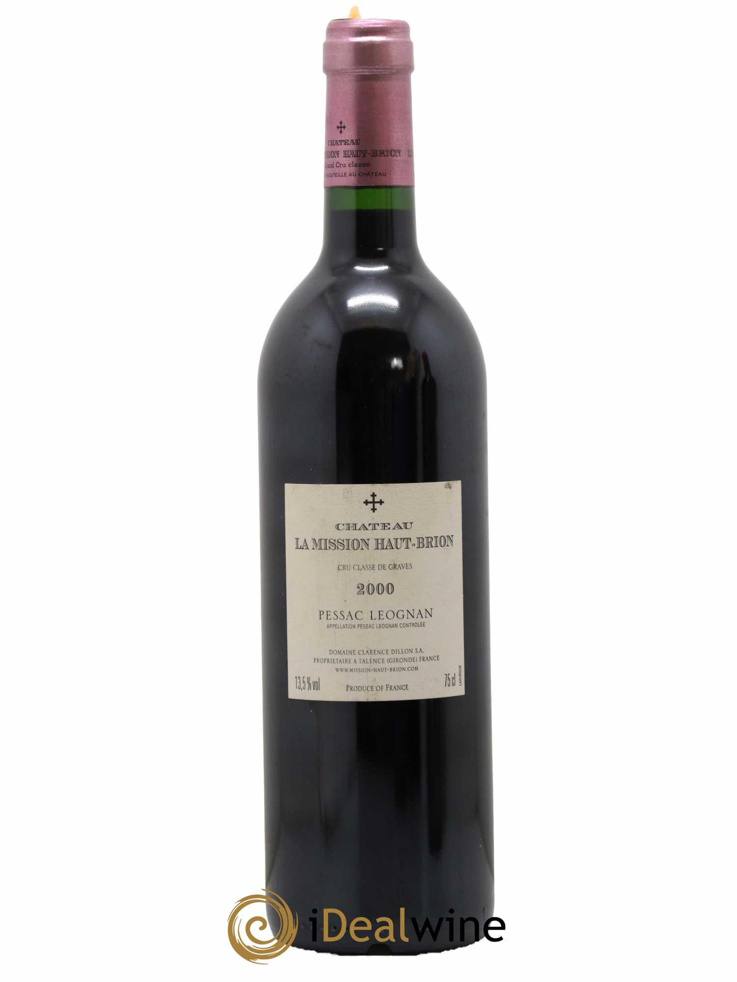 Château la Mission Haut-Brion Cru Classé de Graves 2000 - Lot de 1 bouteille - 1