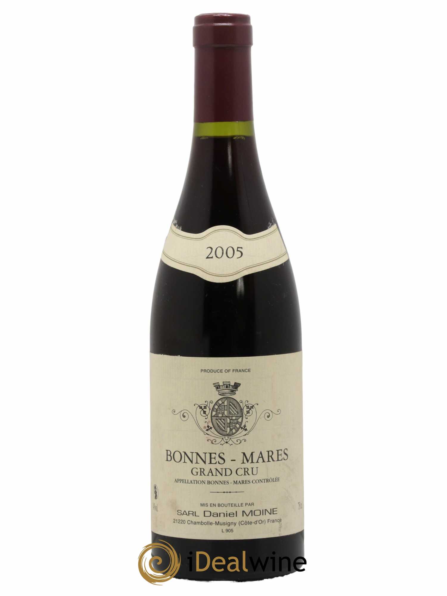 Bonnes-Mares Grand Cru Moine-Hudelot (Domaine) 2005 - Lot de 1 bouteille - 0
