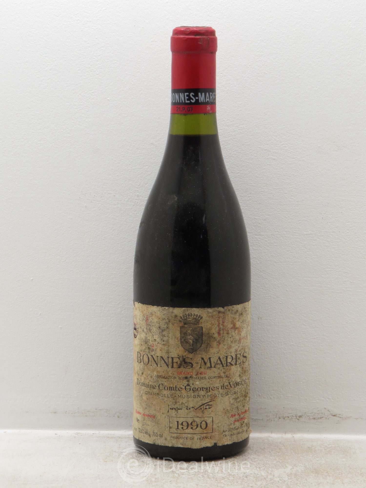 Bonnes-Mares Grand Cru Comte Georges de Vogüé (sans prix de réserve) 1990 - Lot de 1 bouteille - 0