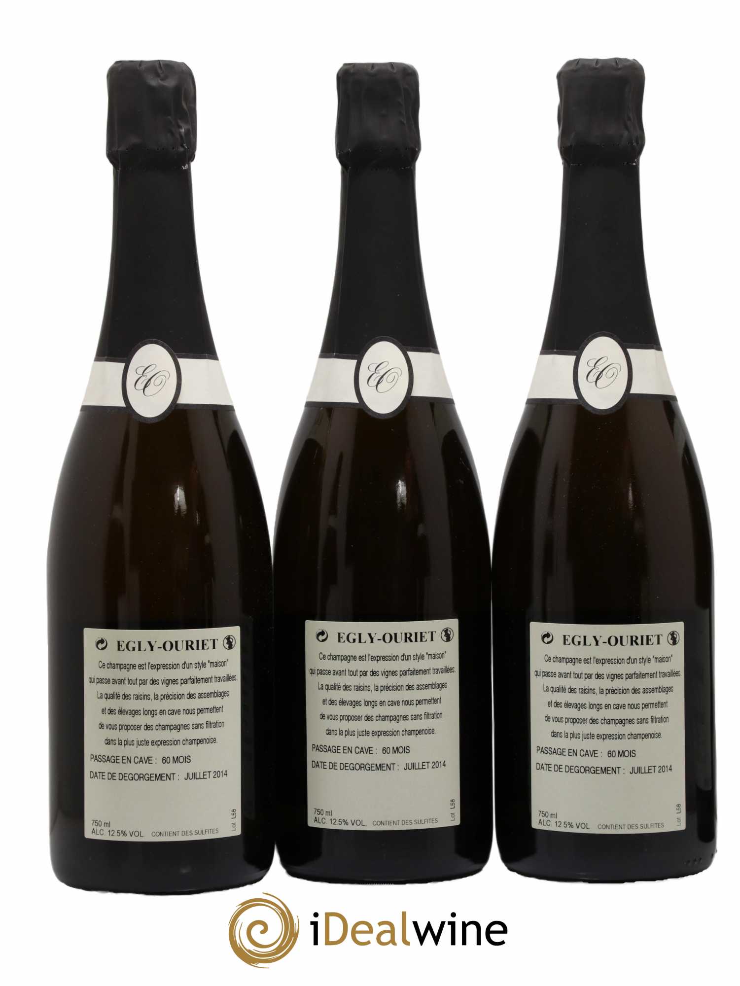 Blanc de Noirs Les Crayères Vieilles vignes Egly-Ouriet - Lot de 6 bouteilles - 2
