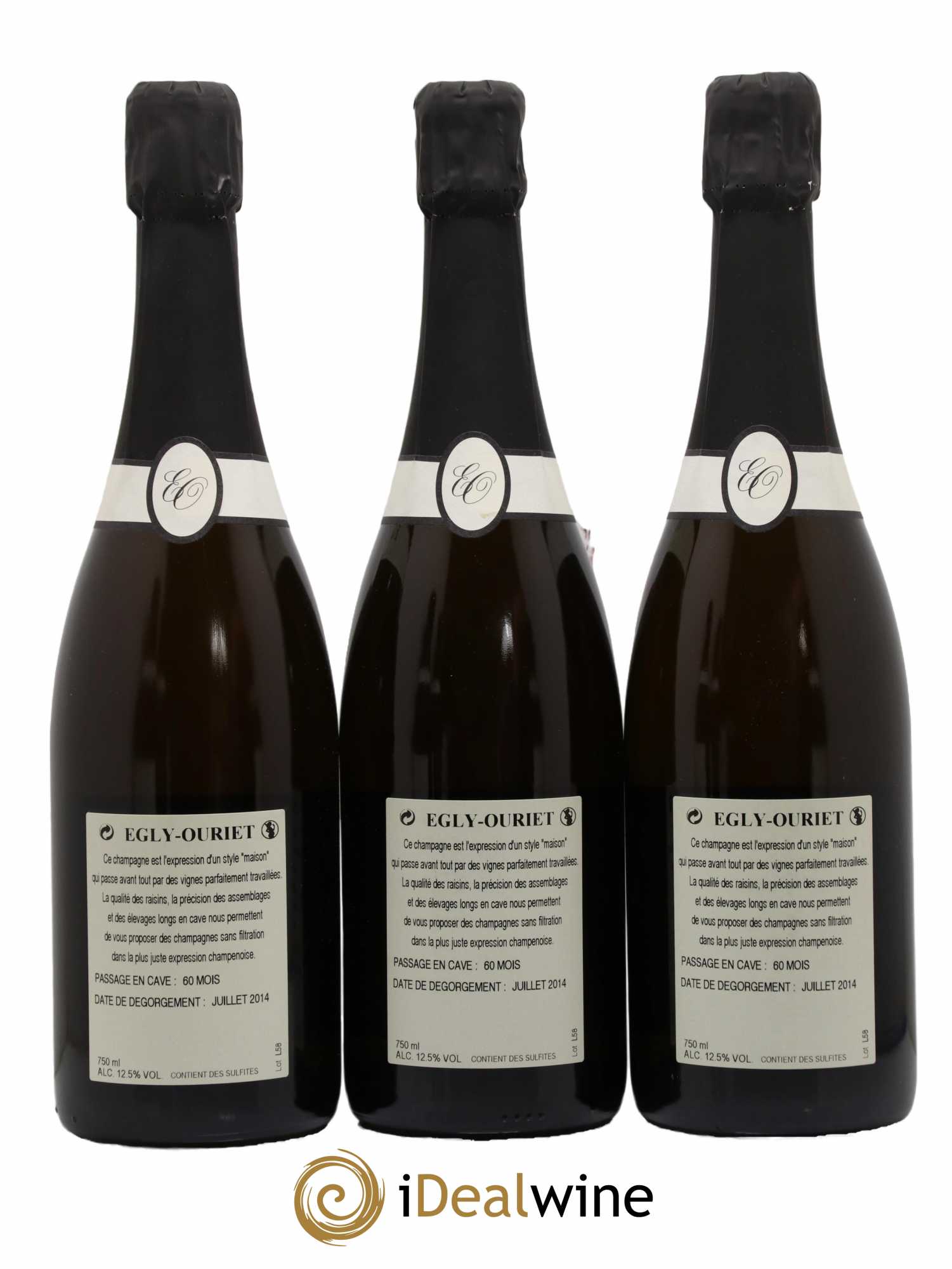 Blanc de Noirs Les Crayères Vieilles vignes Egly-Ouriet - Lot de 6 bouteilles - 4