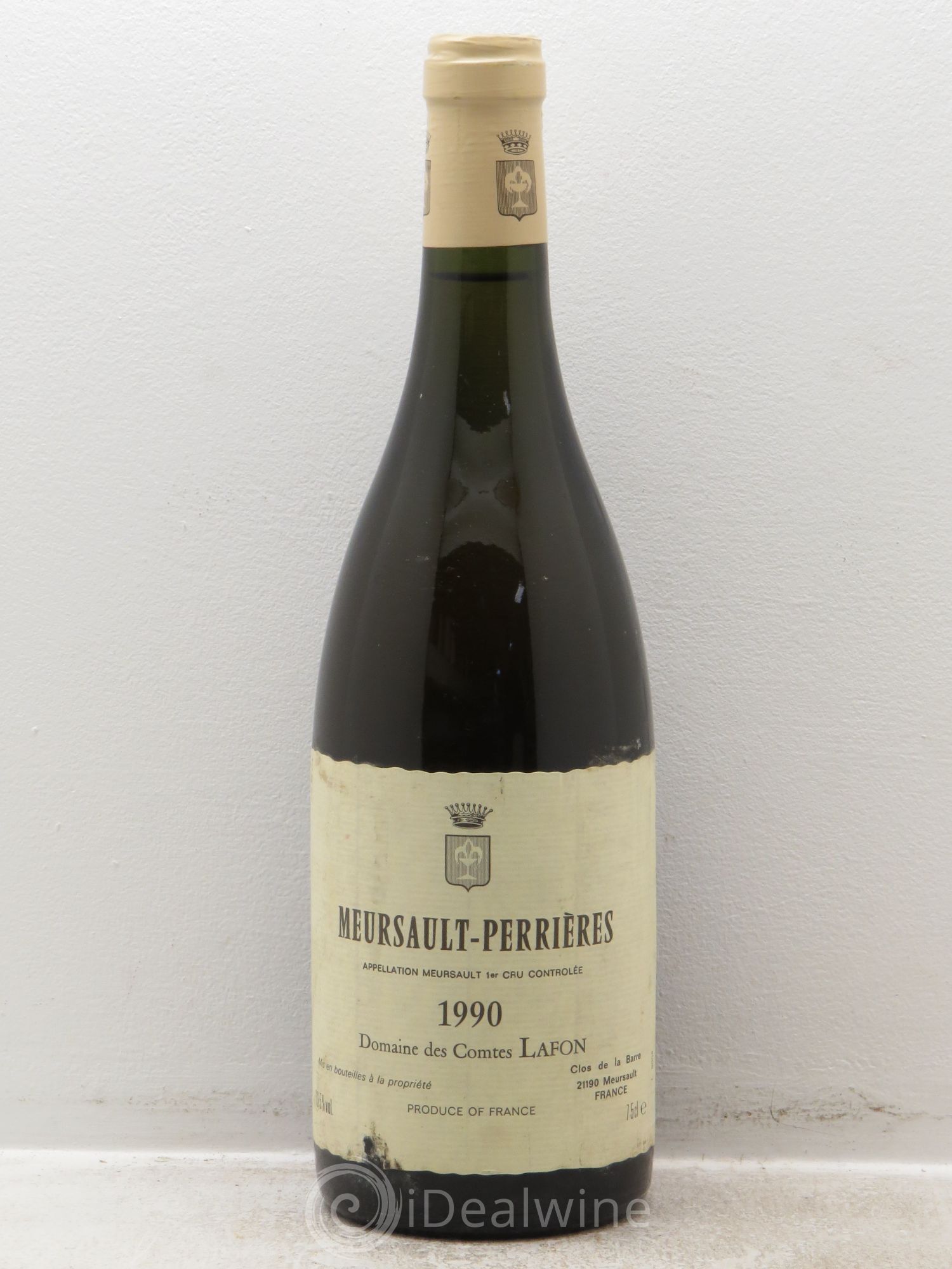Meursault 1er Cru Perrières Comtes Lafon (Domaine des) 1990 - Lot de 1 bouteille - 0