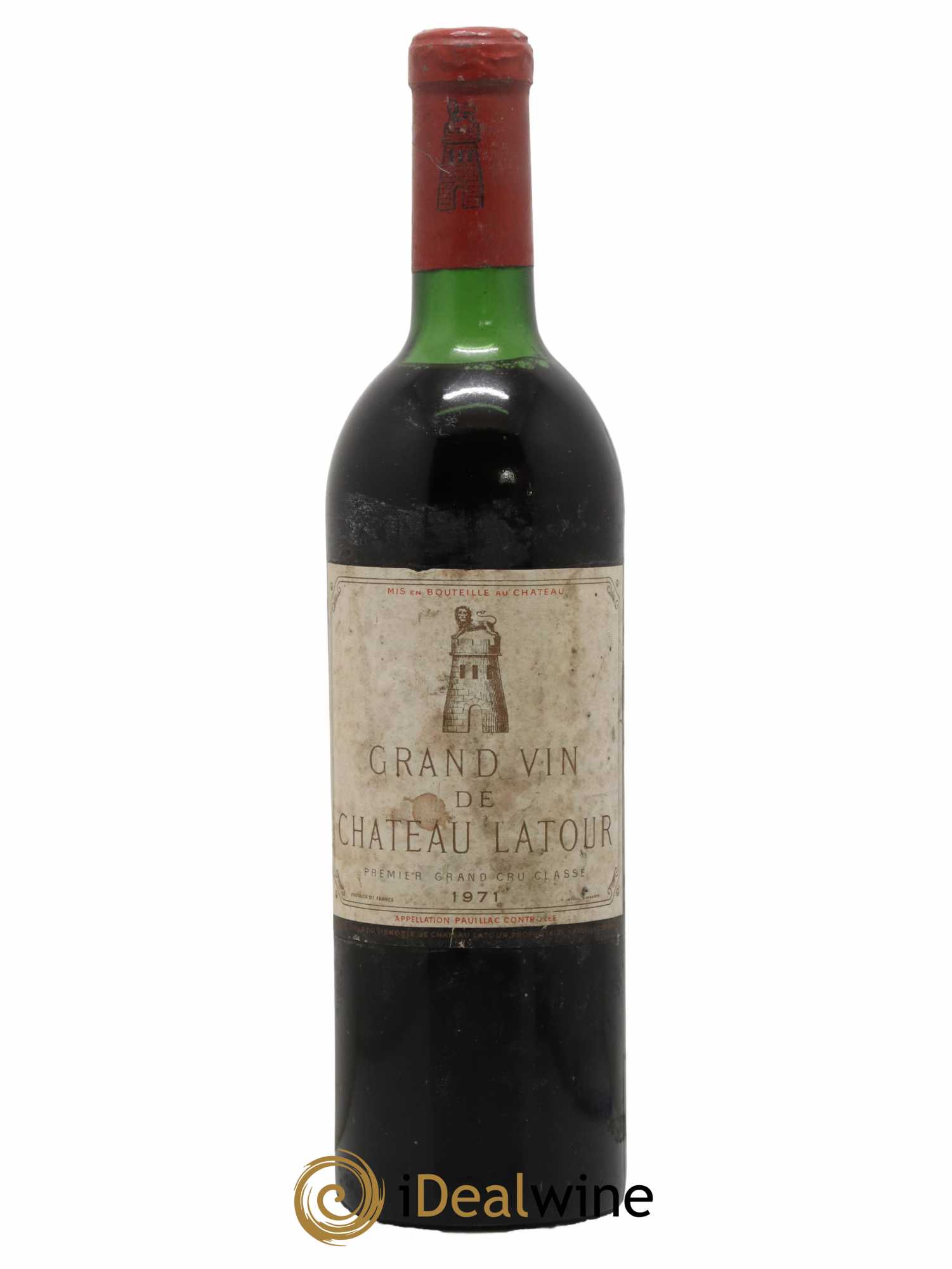 Château Latour 1er Grand Cru Classé 1971 - Lot de 1 bouteille - 0