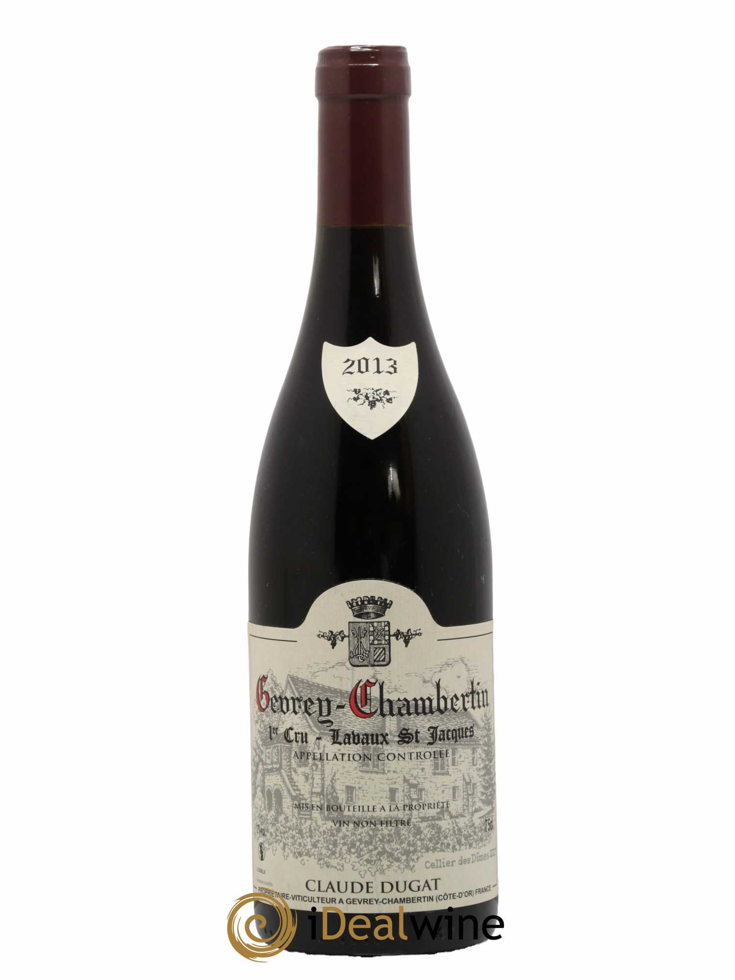 Gevrey-Chambertin 1er Cru Lavaux Saint-Jacques Claude Dugat 2013 - Lot de 1 bouteille - 0