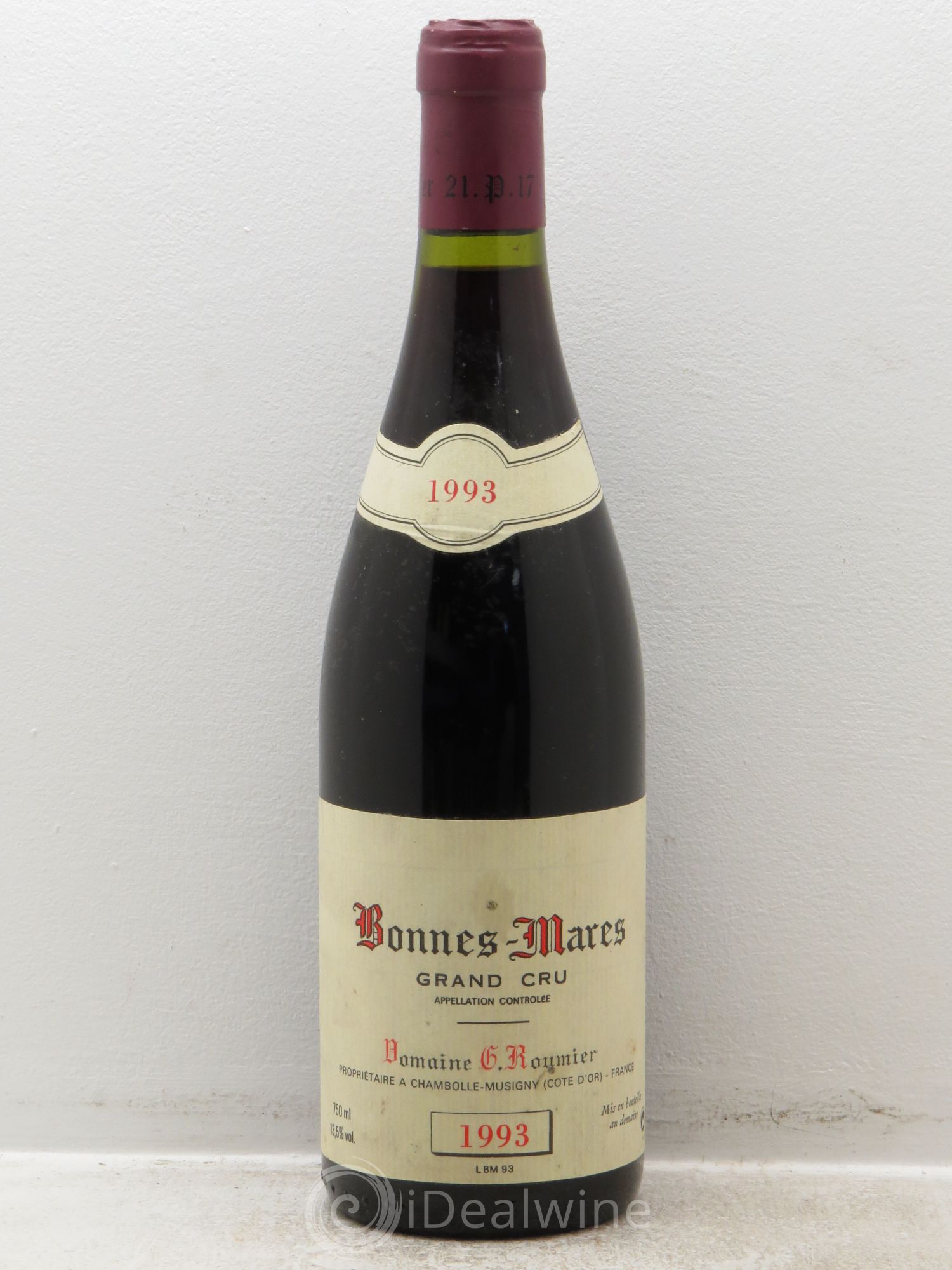 Bonnes-Mares Grand Cru Georges Roumier (Domaine) 1993 - Lot de 1 bouteille - 0