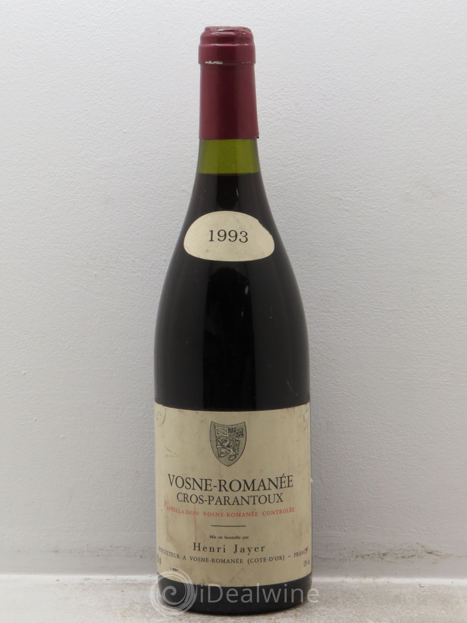 Vosne-Romanée 1er Cru Cros Parantoux Henri Jayer 1993 - Lot de 1 bouteille - 0